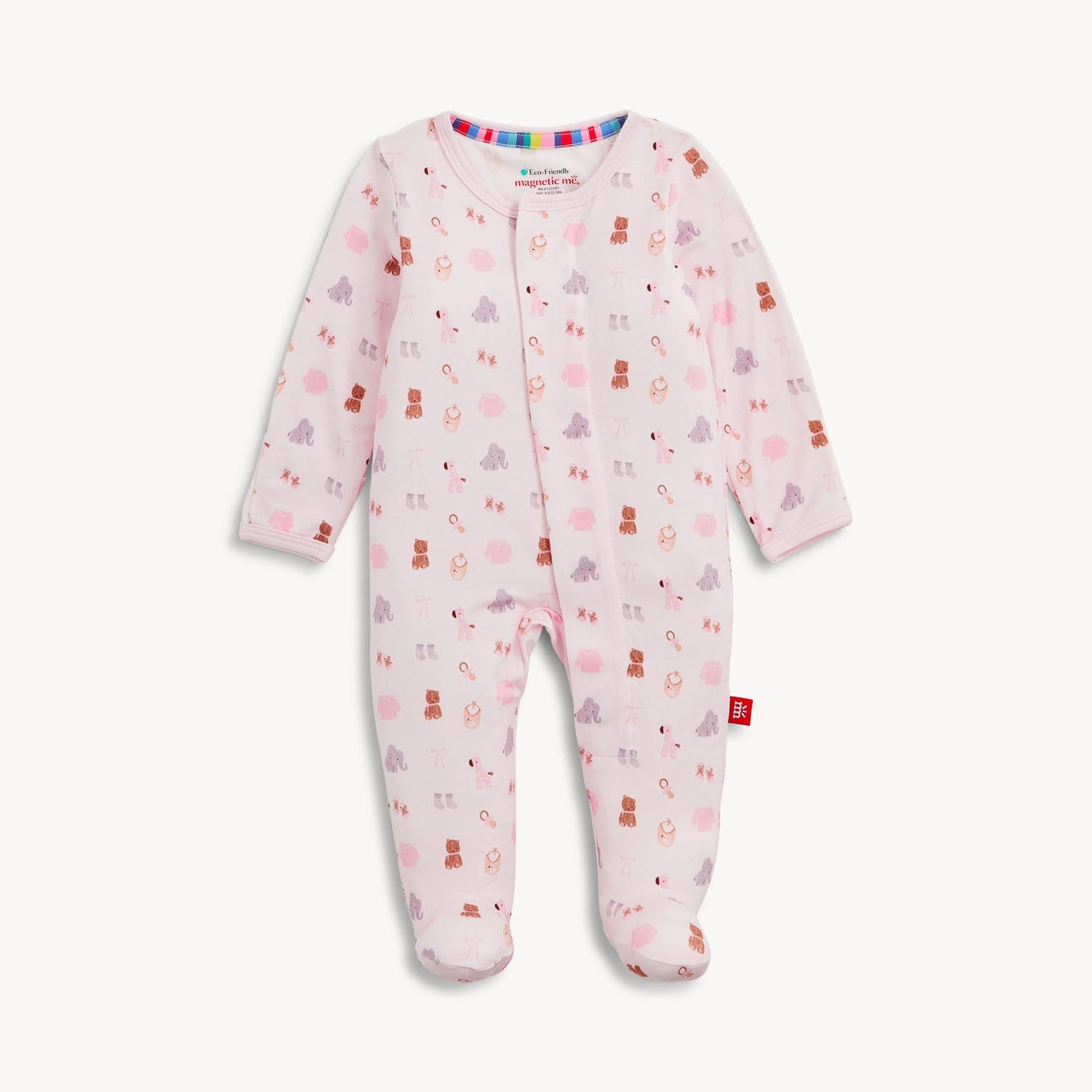 Nursery Nostalgia Magnetic Footie - Pink