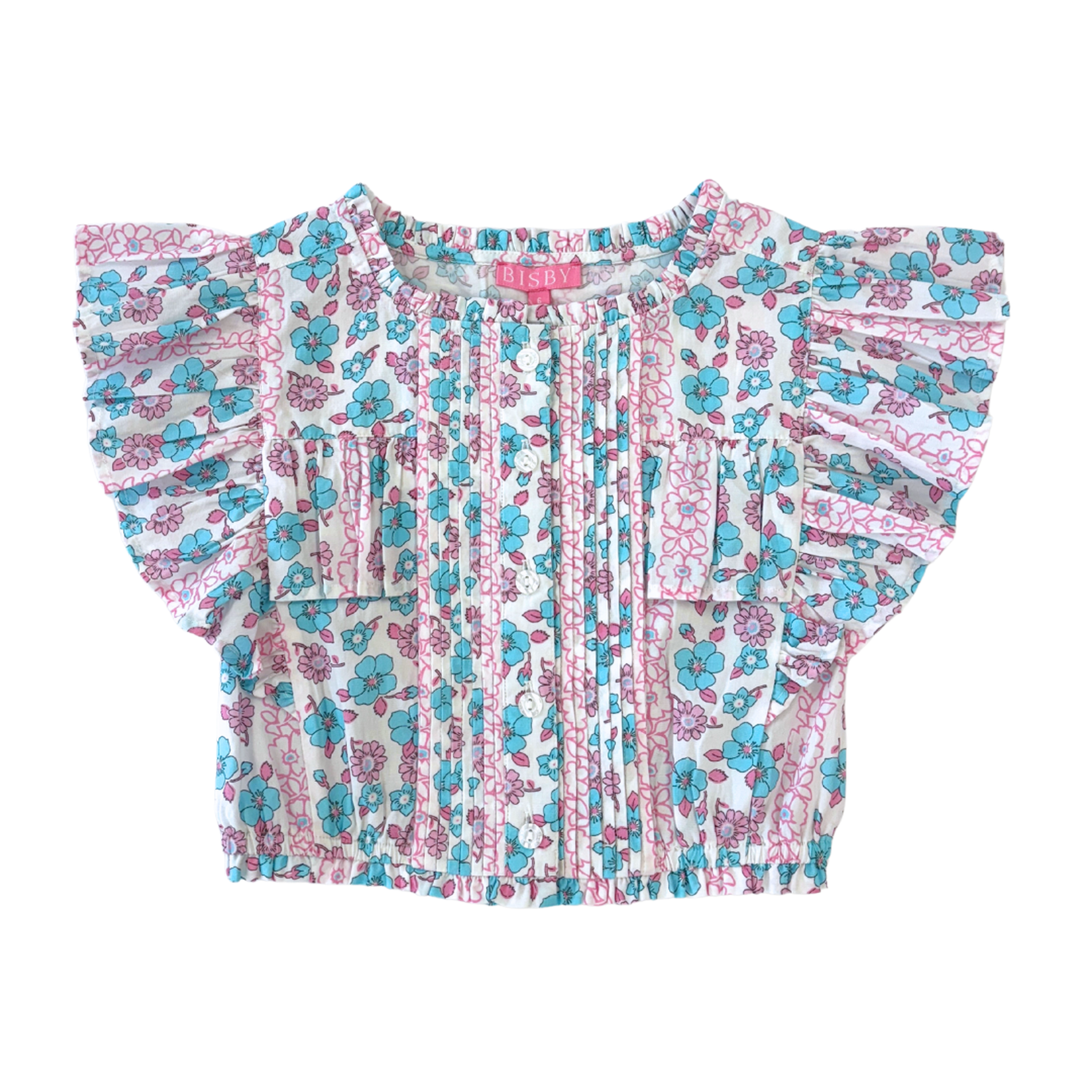 Annie Scalloped Short Set - Flower