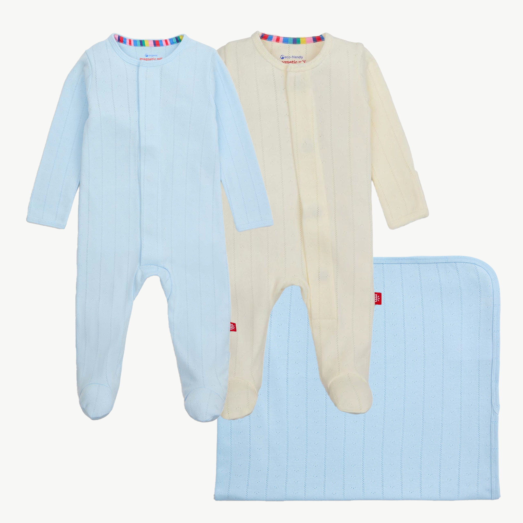Sky Blue Pointelle 3pc Gift Set