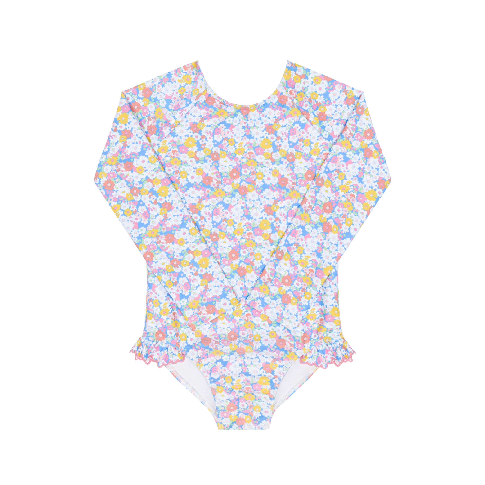 Girls Jasmine Blossom Rashguard One Piece
