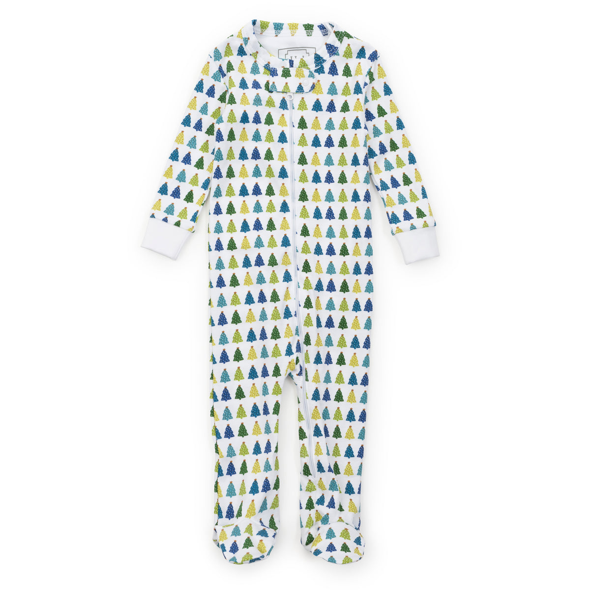 Parker Zipper Pajama - Christmas Tree Cool
