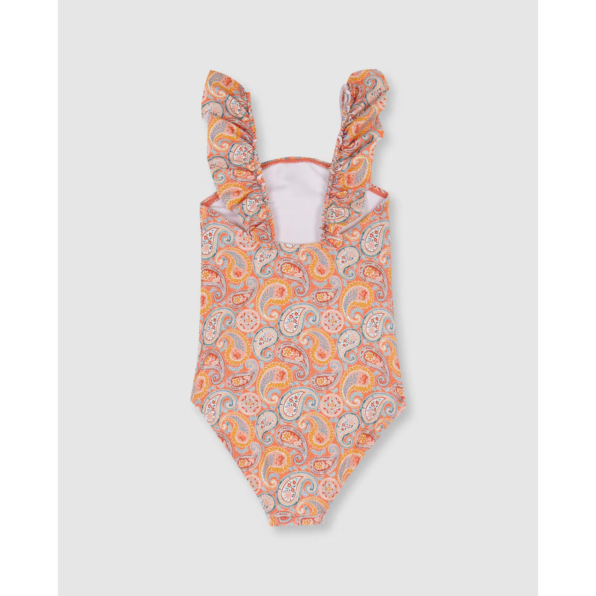 Bañador de niña estampado paisley