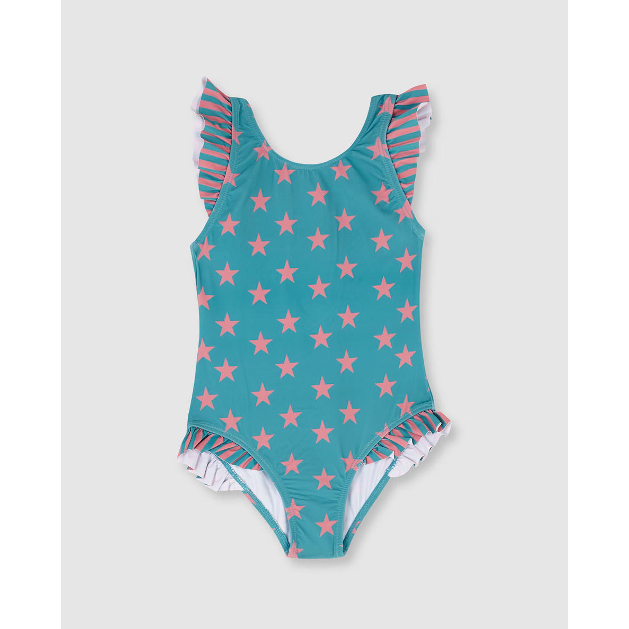 Bañador de niña con estrellas