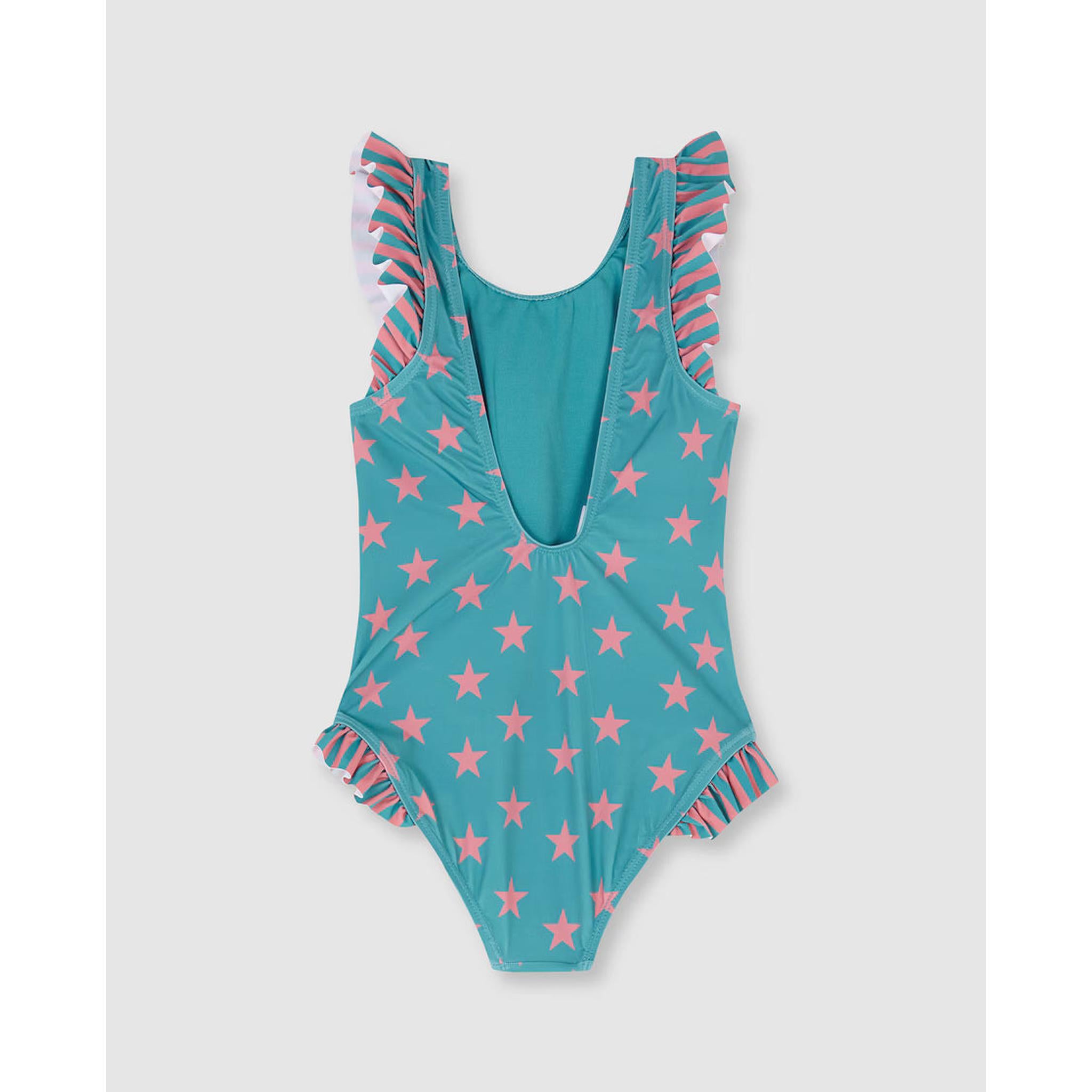 Bañador de niña con estrellas