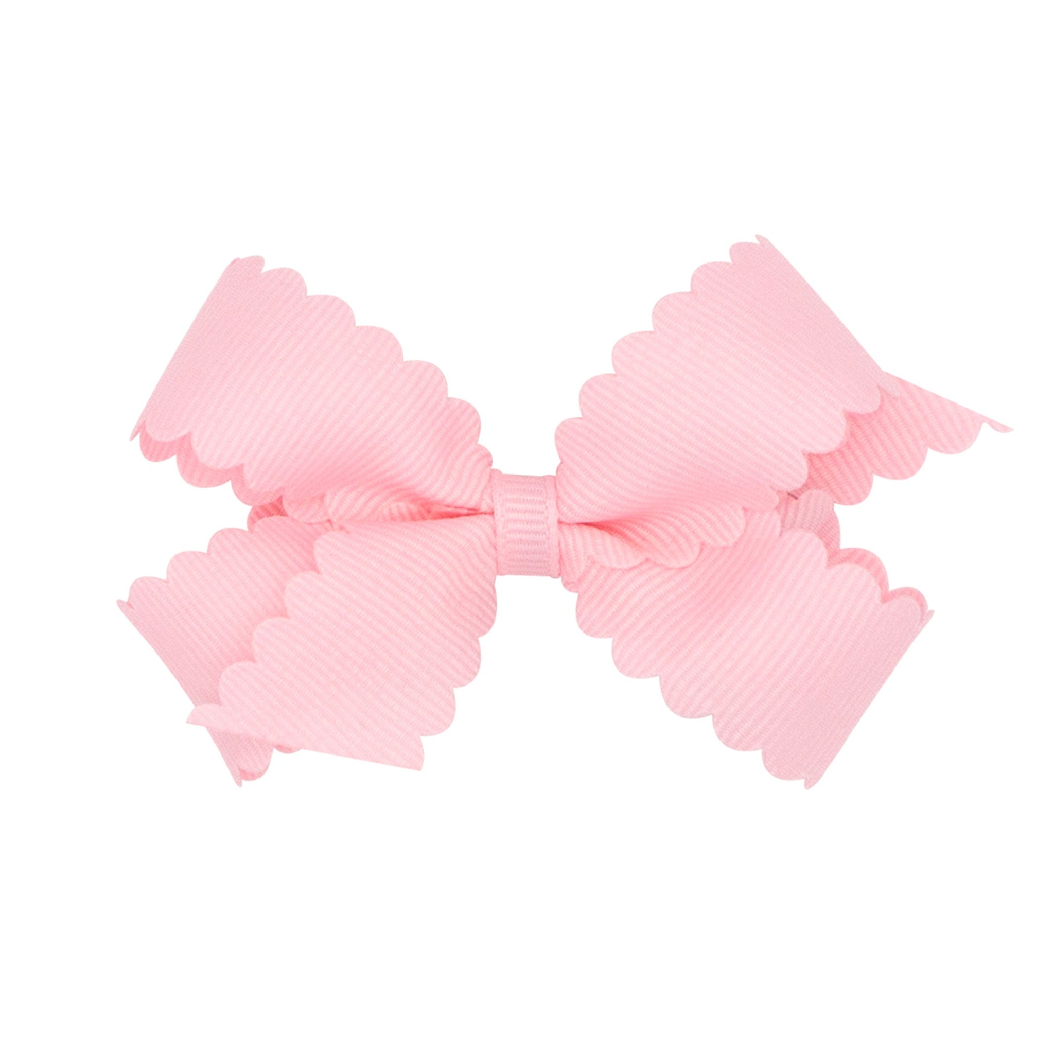 Mini Scalloped Edge Grosgrain Bow