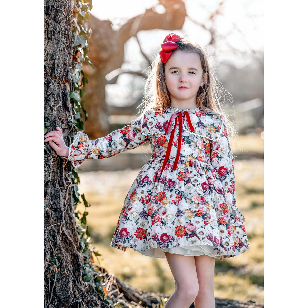 Autumn Floral Dress