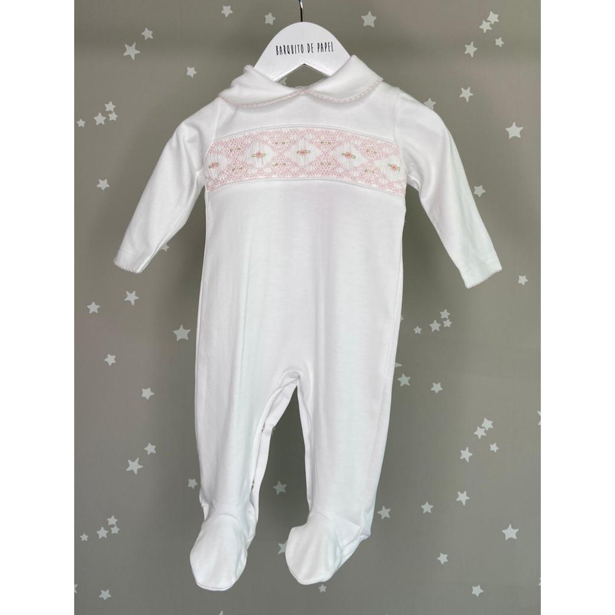 Lucia White Pima Footie