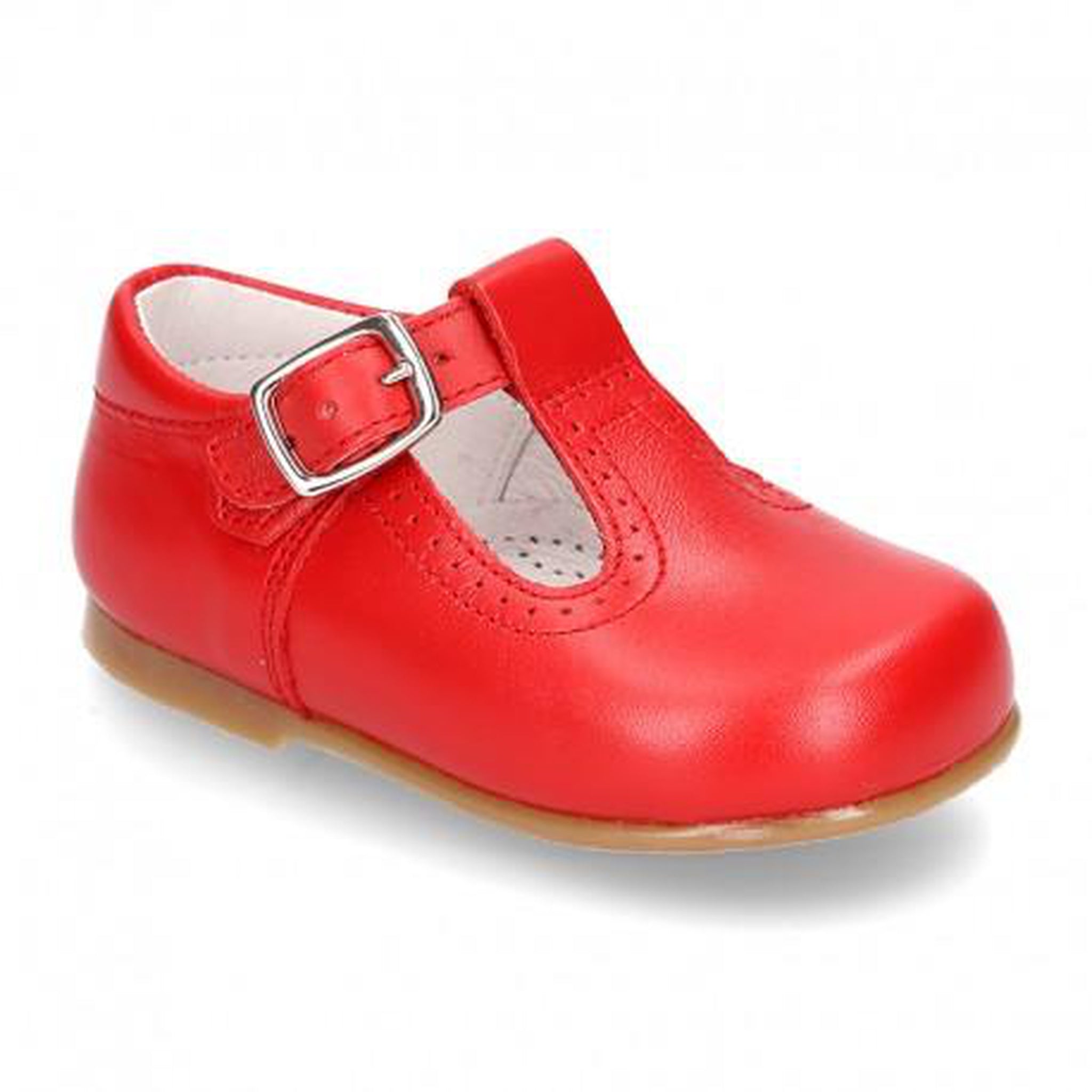 T-Strap Leather Shoes