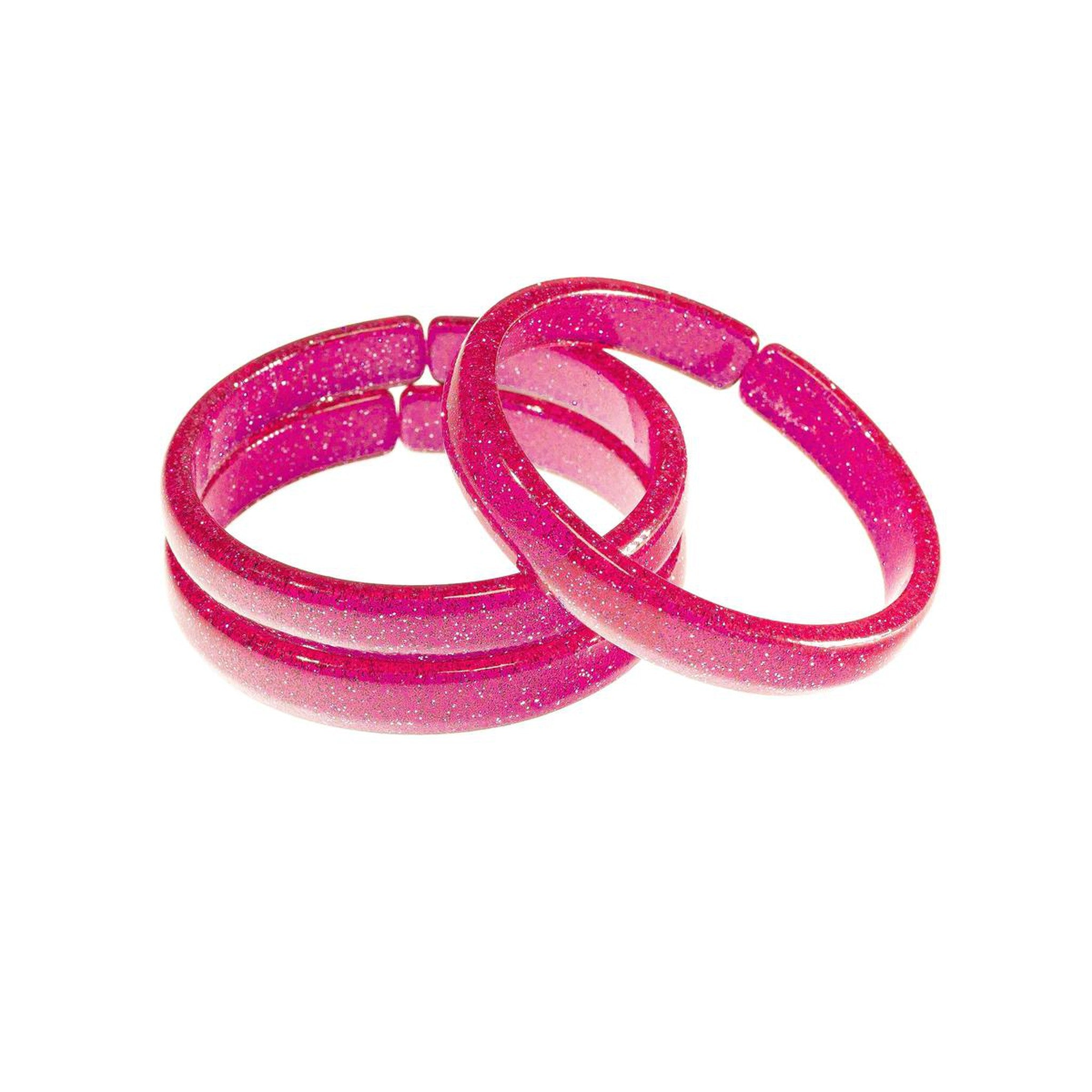 Glitter Pink Bangles