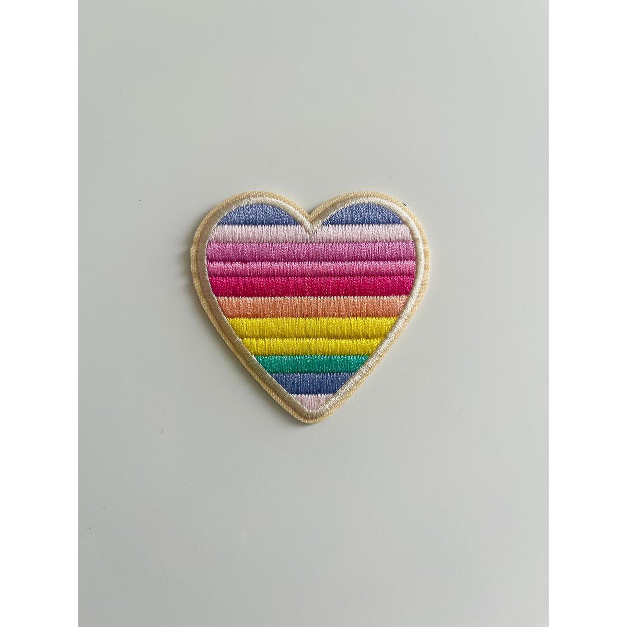 Embroidered Heart Patch