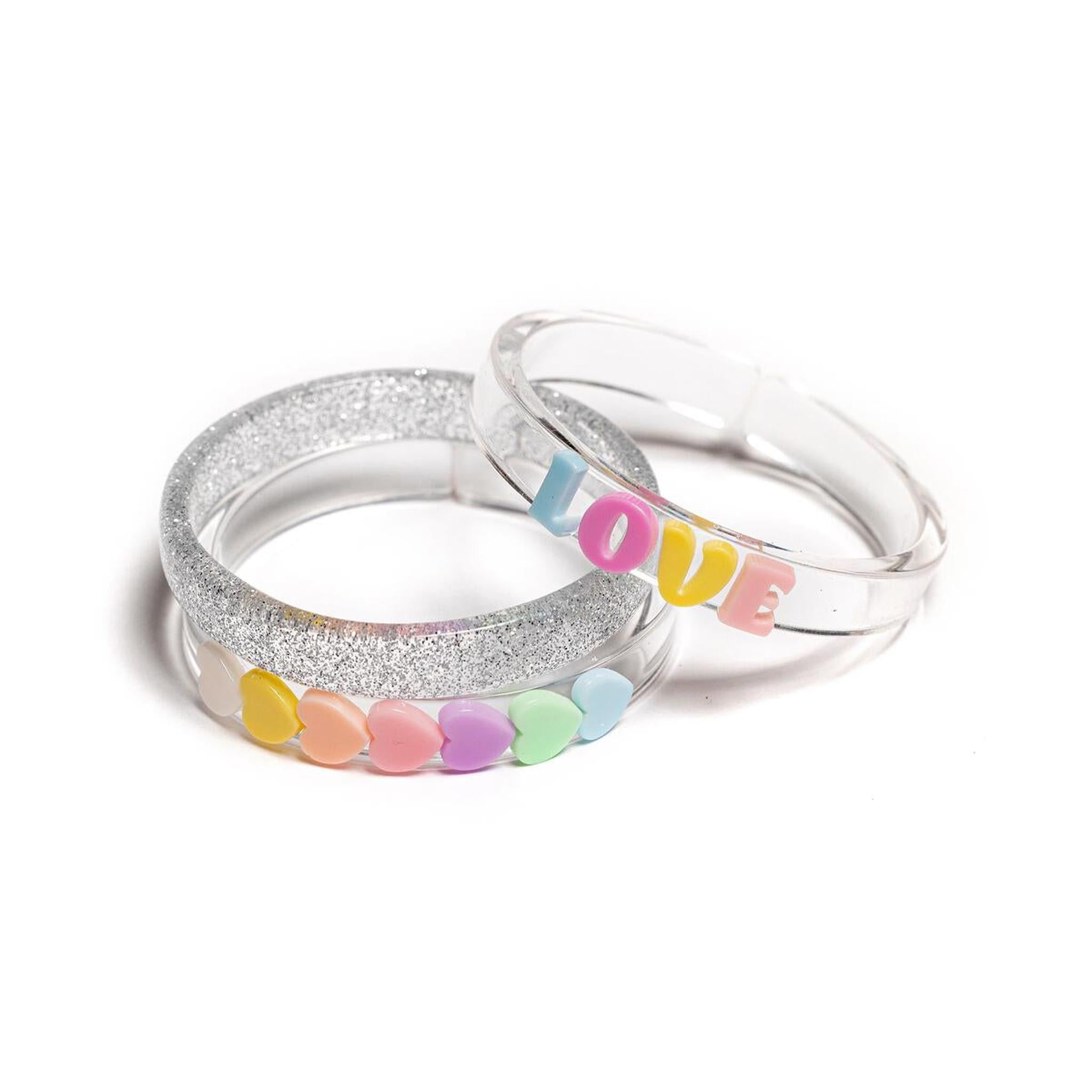 Love & Heart Candy Bangles