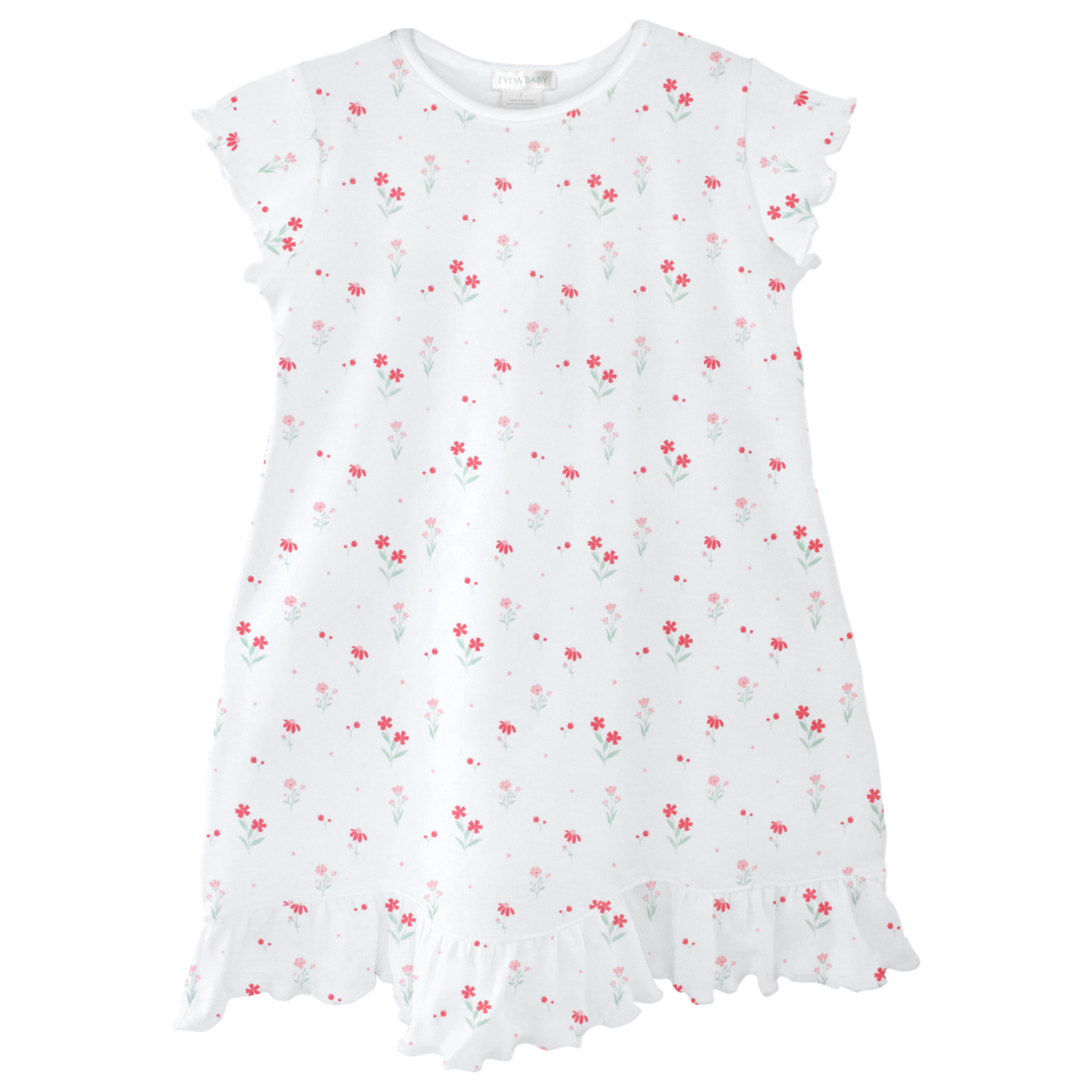 Vertical Flowers Printed Dress