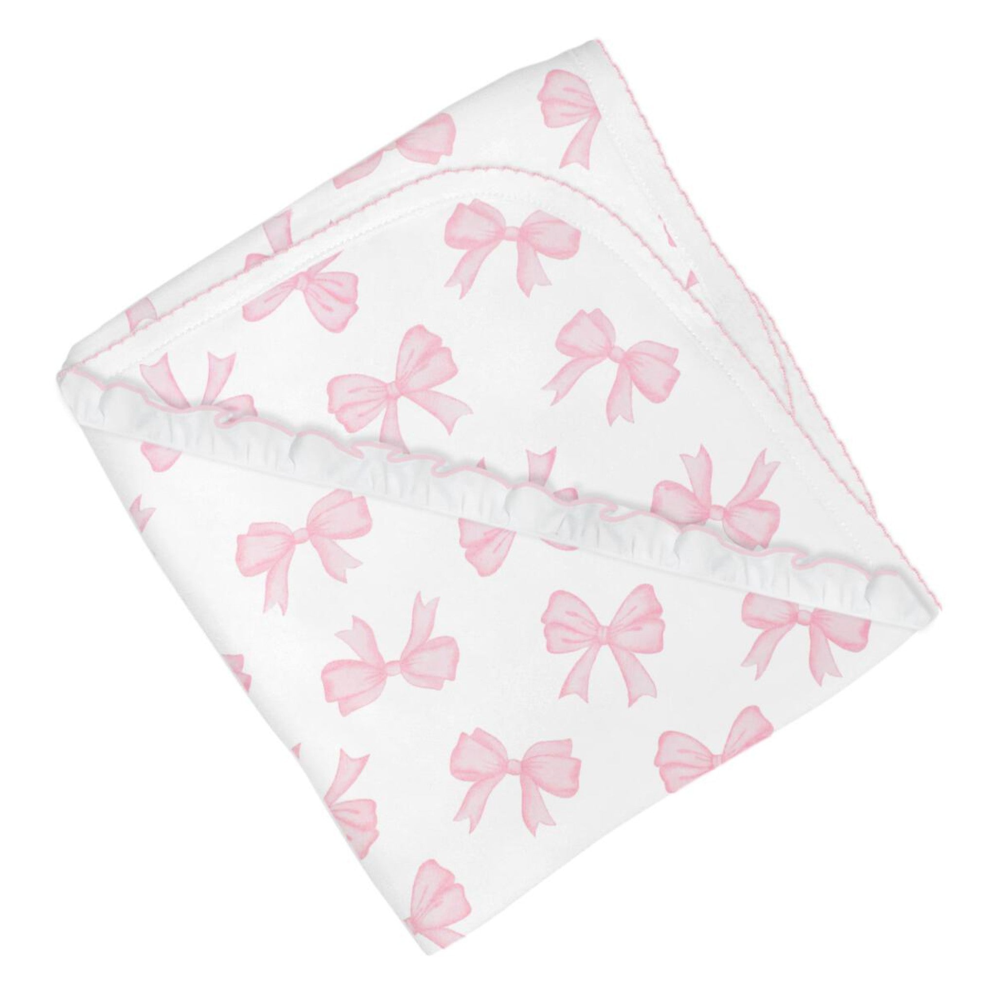 Watercolor Bows Pima Blanket