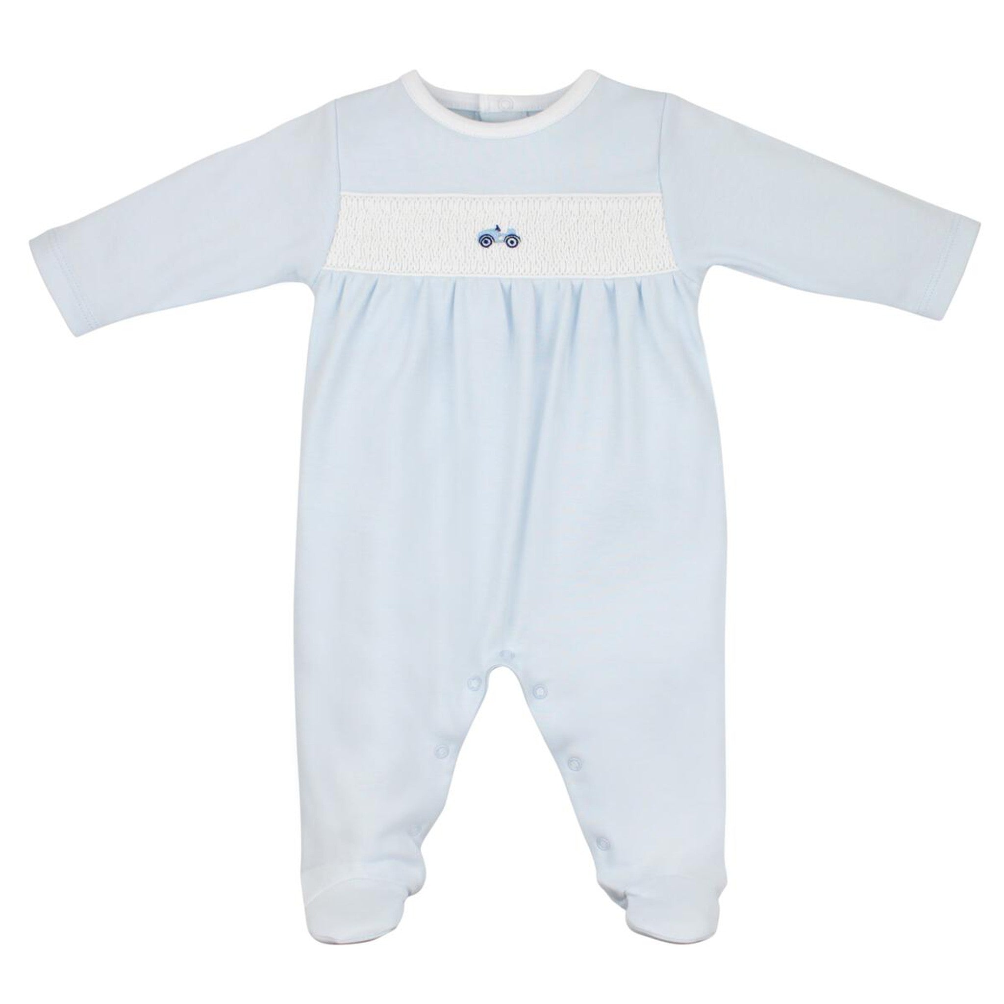 Smocked Classic Whip Pima Footie