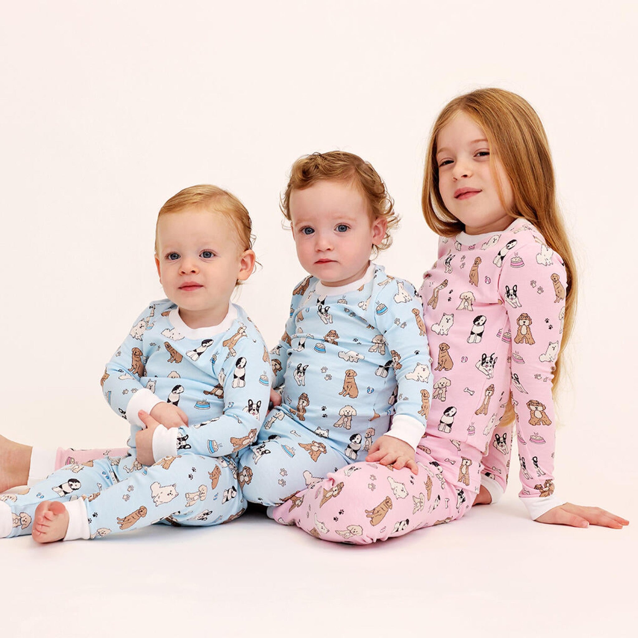 Doggie Blue Pajama Set