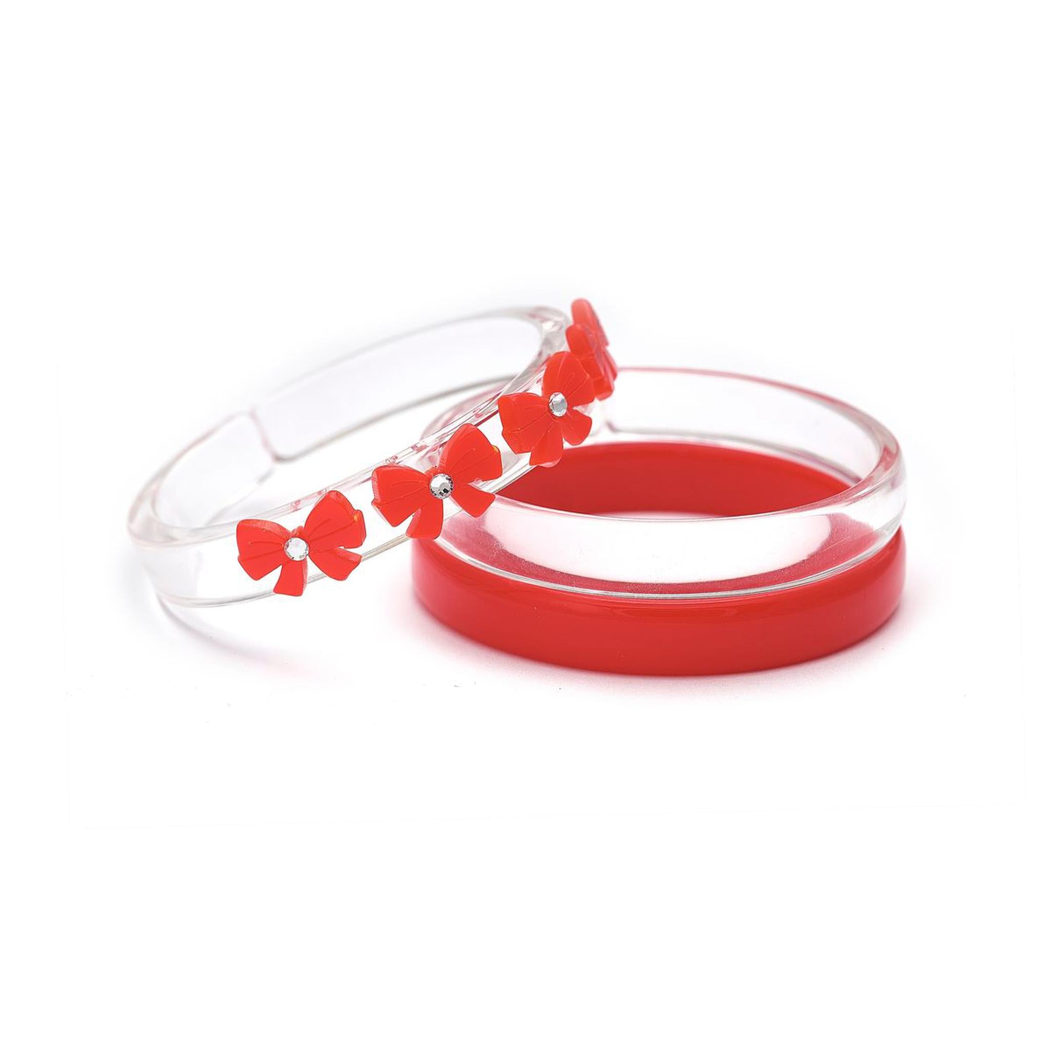 Bows Red Bangles