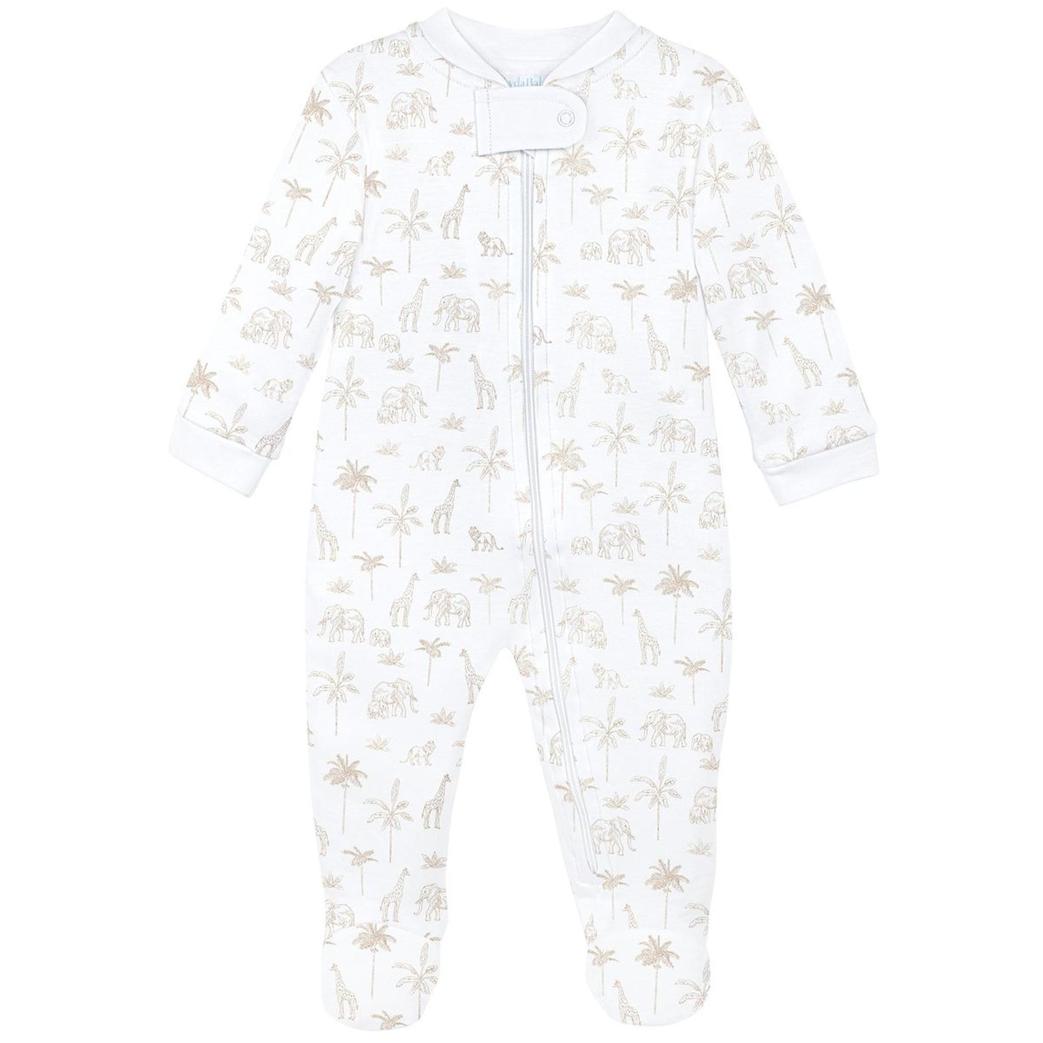 Safari Toile de Jouy Zipper Pima PJ