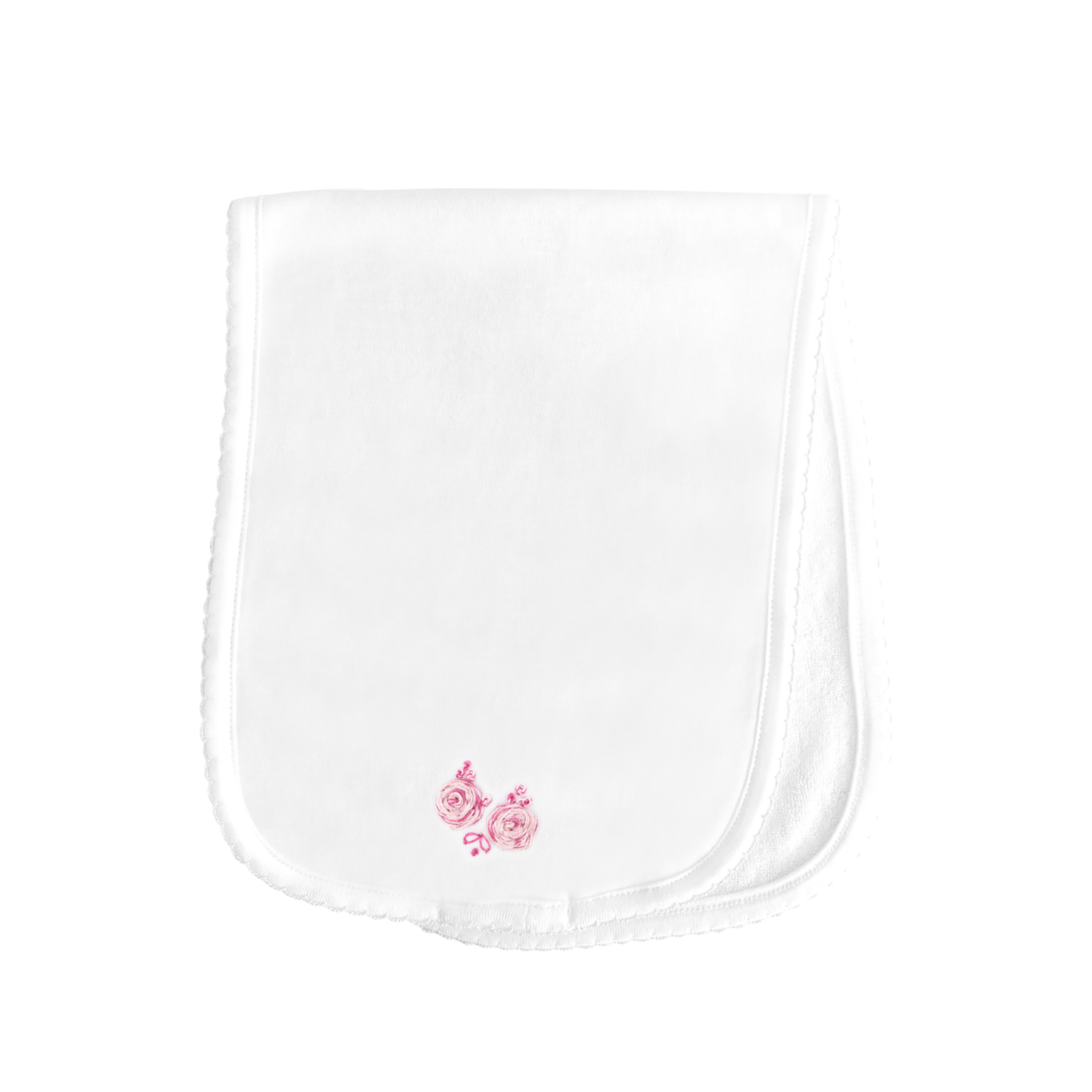 Garden Embroidered Burp & Bib