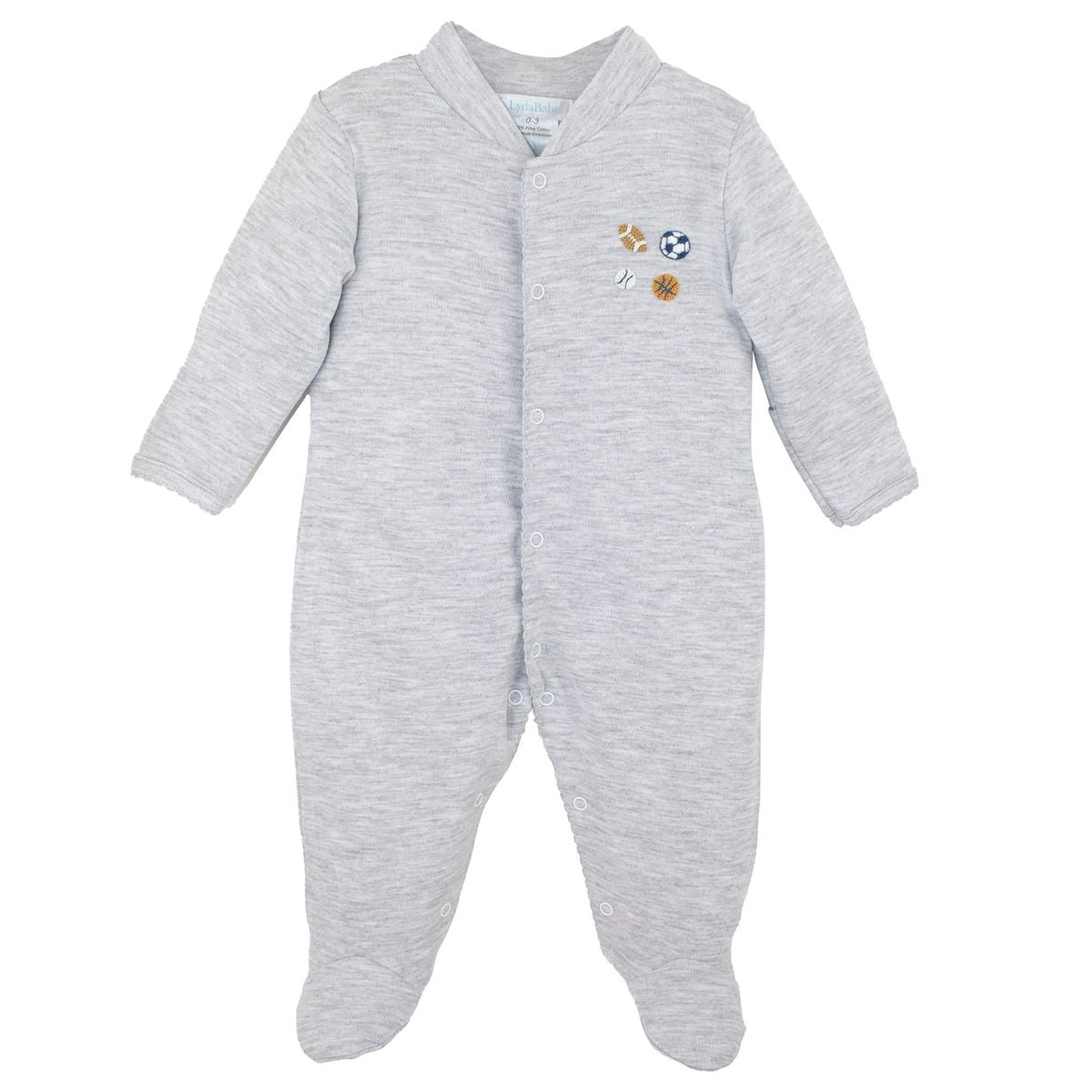 All Star Embroidered Pima Footie