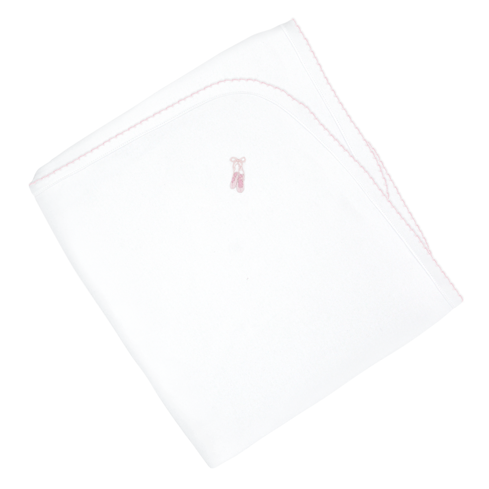 Ballerina Embroidered Pima Blanket