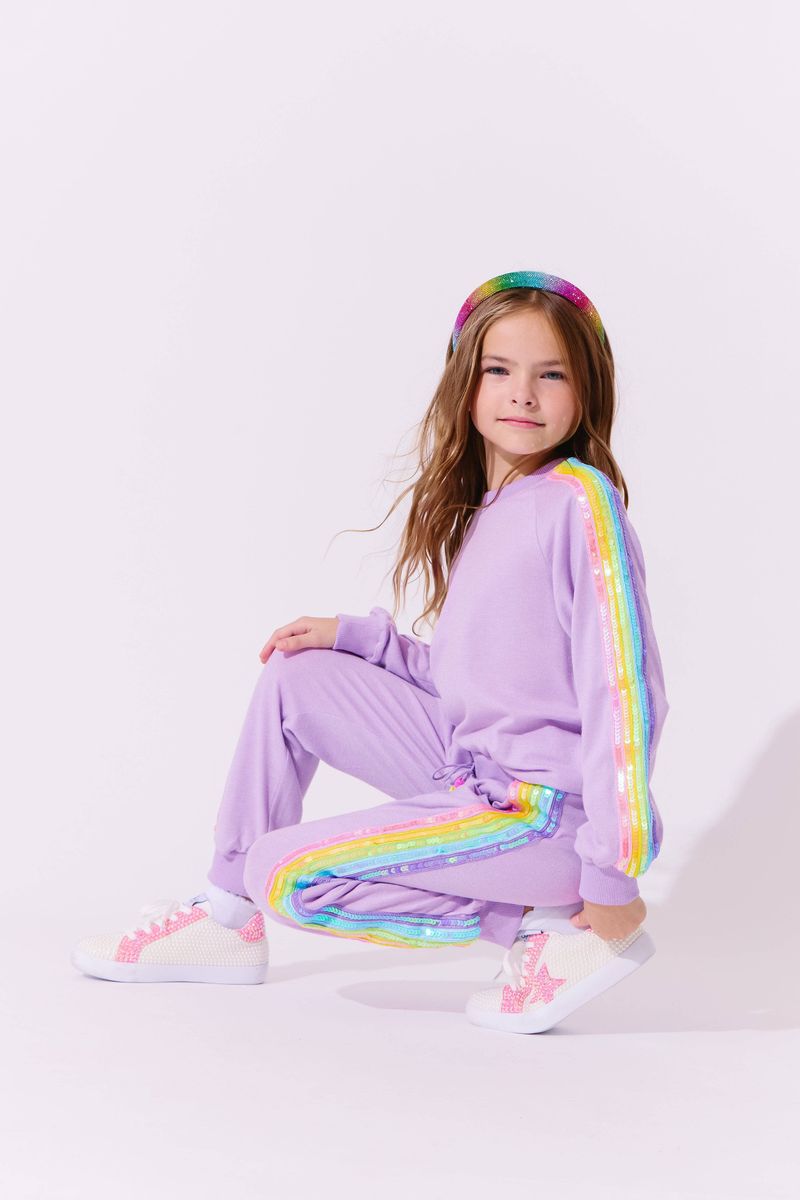 Rainbow Sequin Set