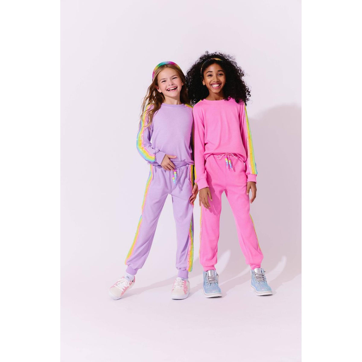 Rainbow Sequin Set