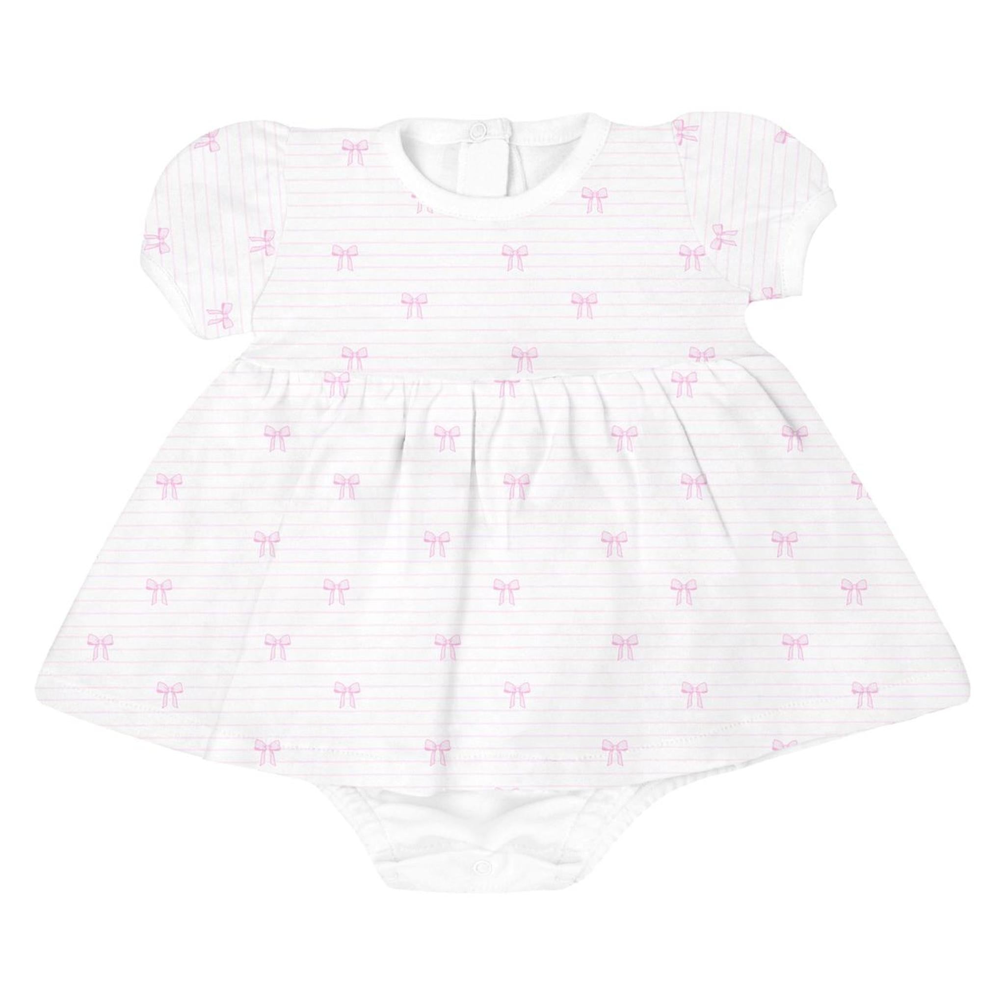 Bows and Stripes Pima Dress