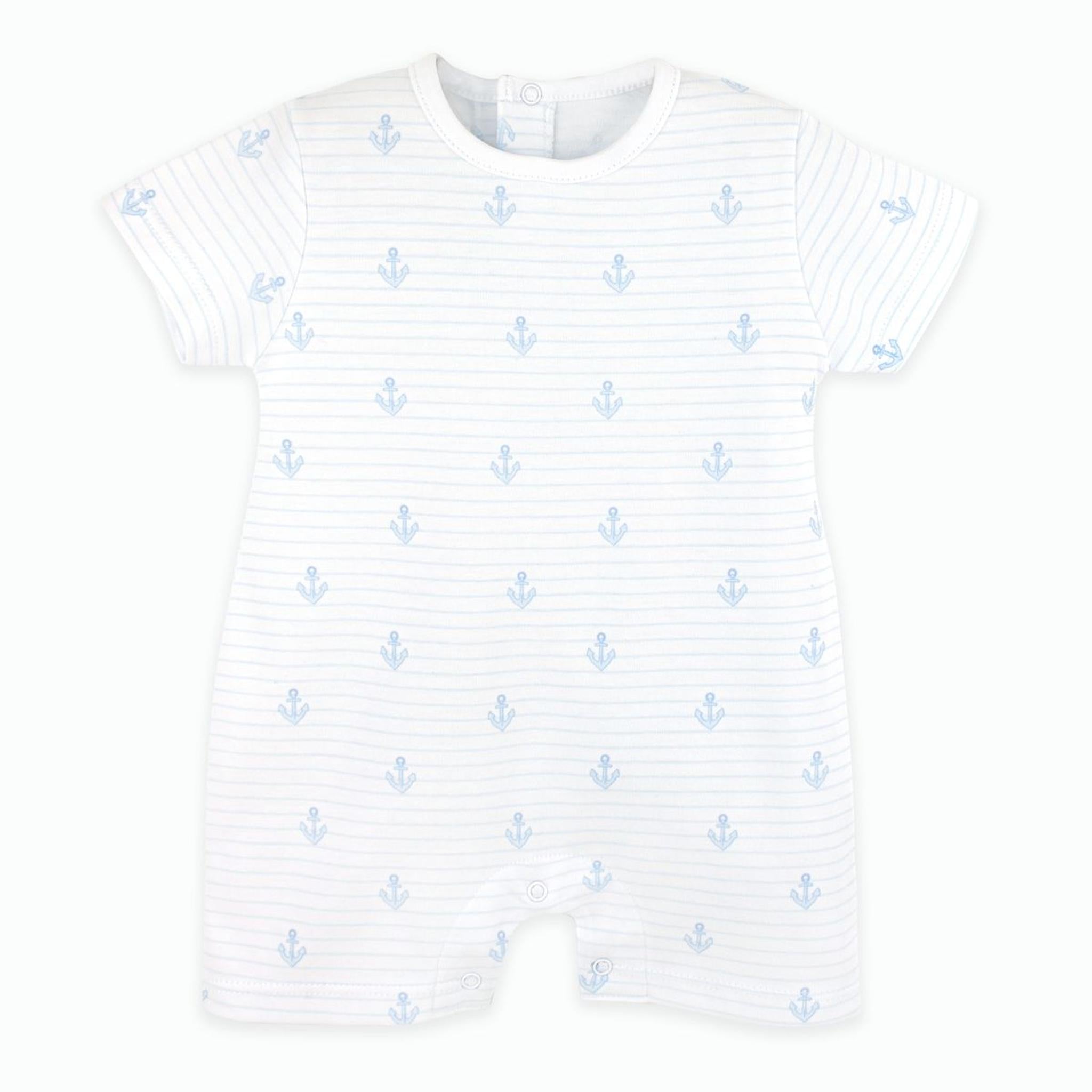 Anchors and Stripes Pima Romper