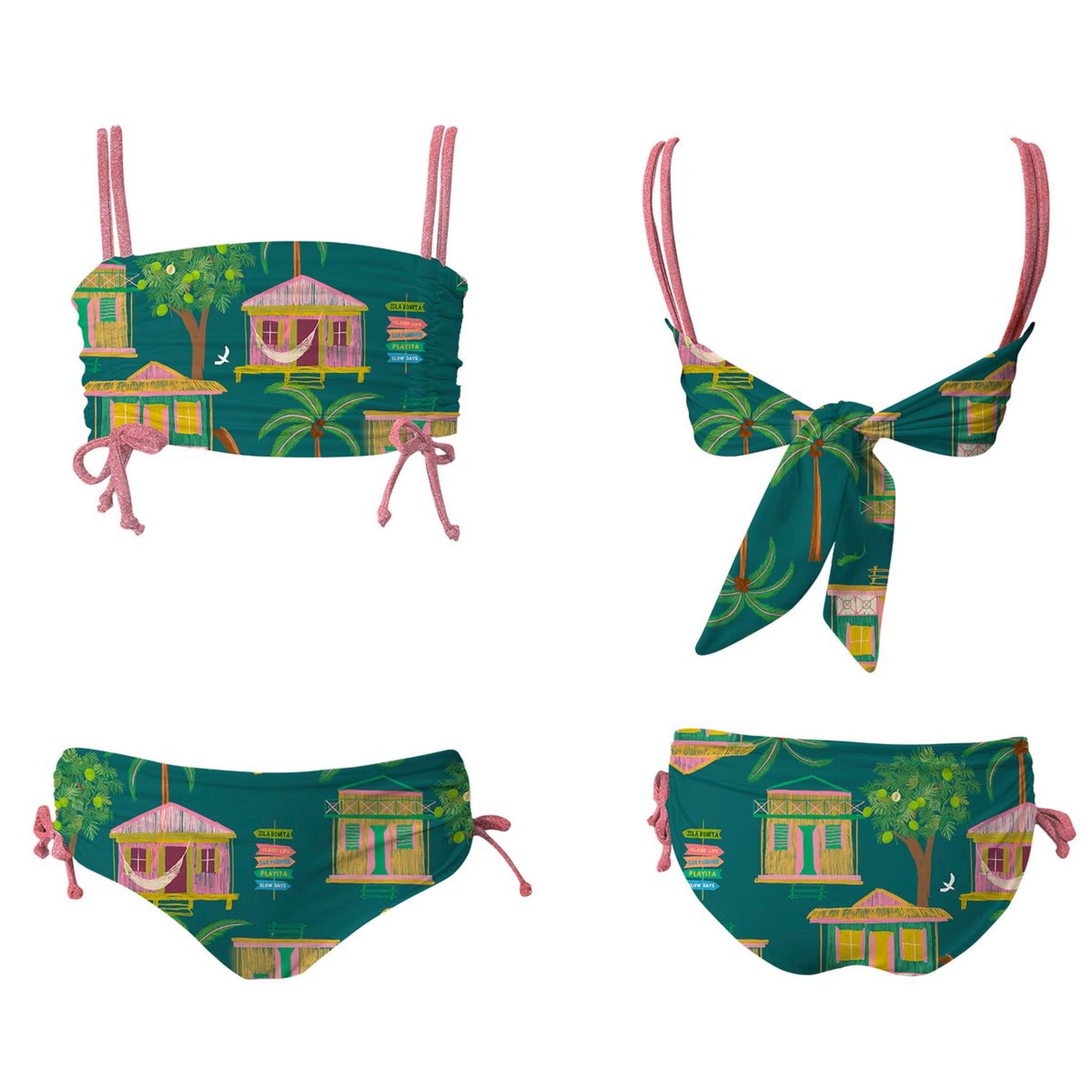 Jess Bikini - CASITAS ISLEÑAS VERDE