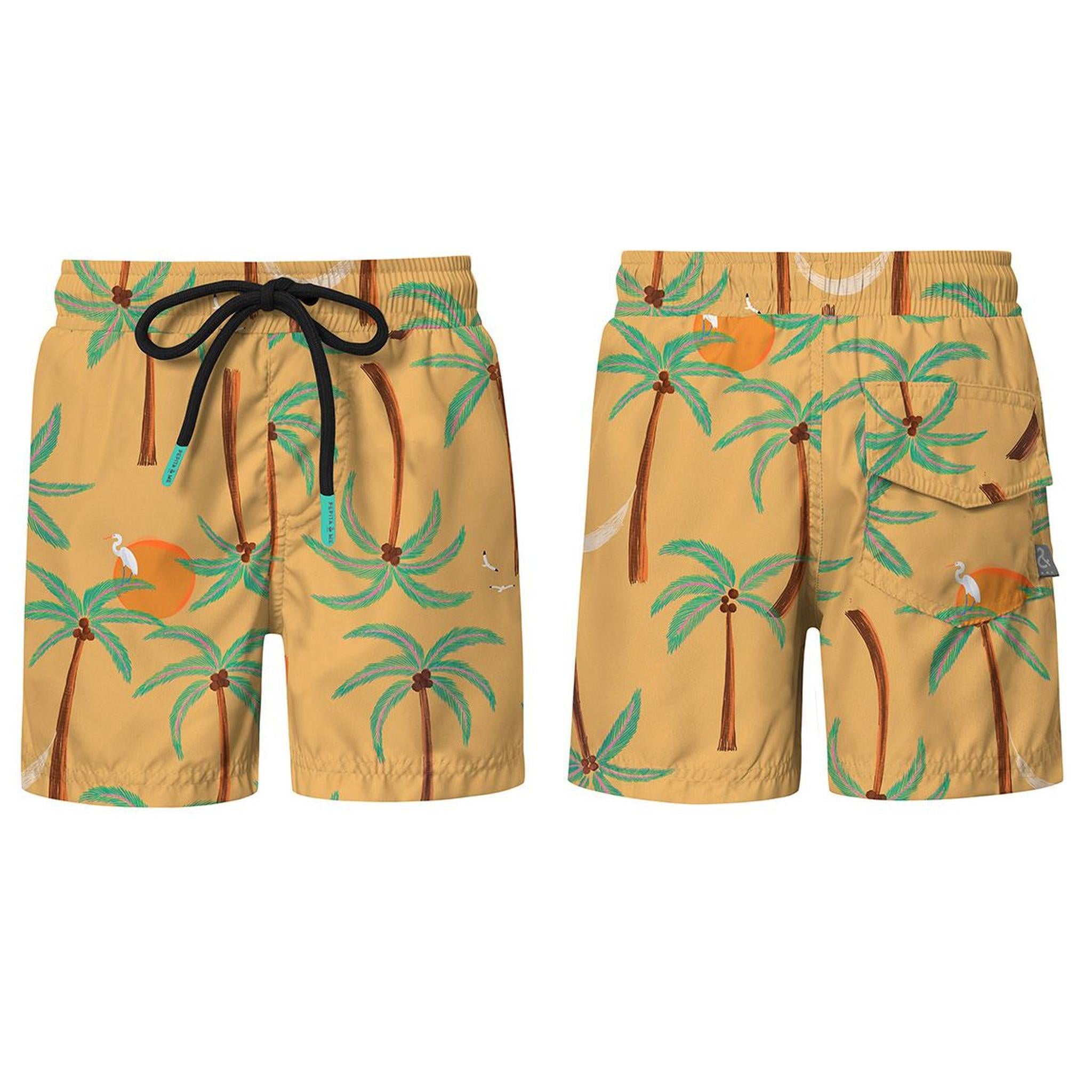 SWIMSHORTS - PALMERA AMARILLO