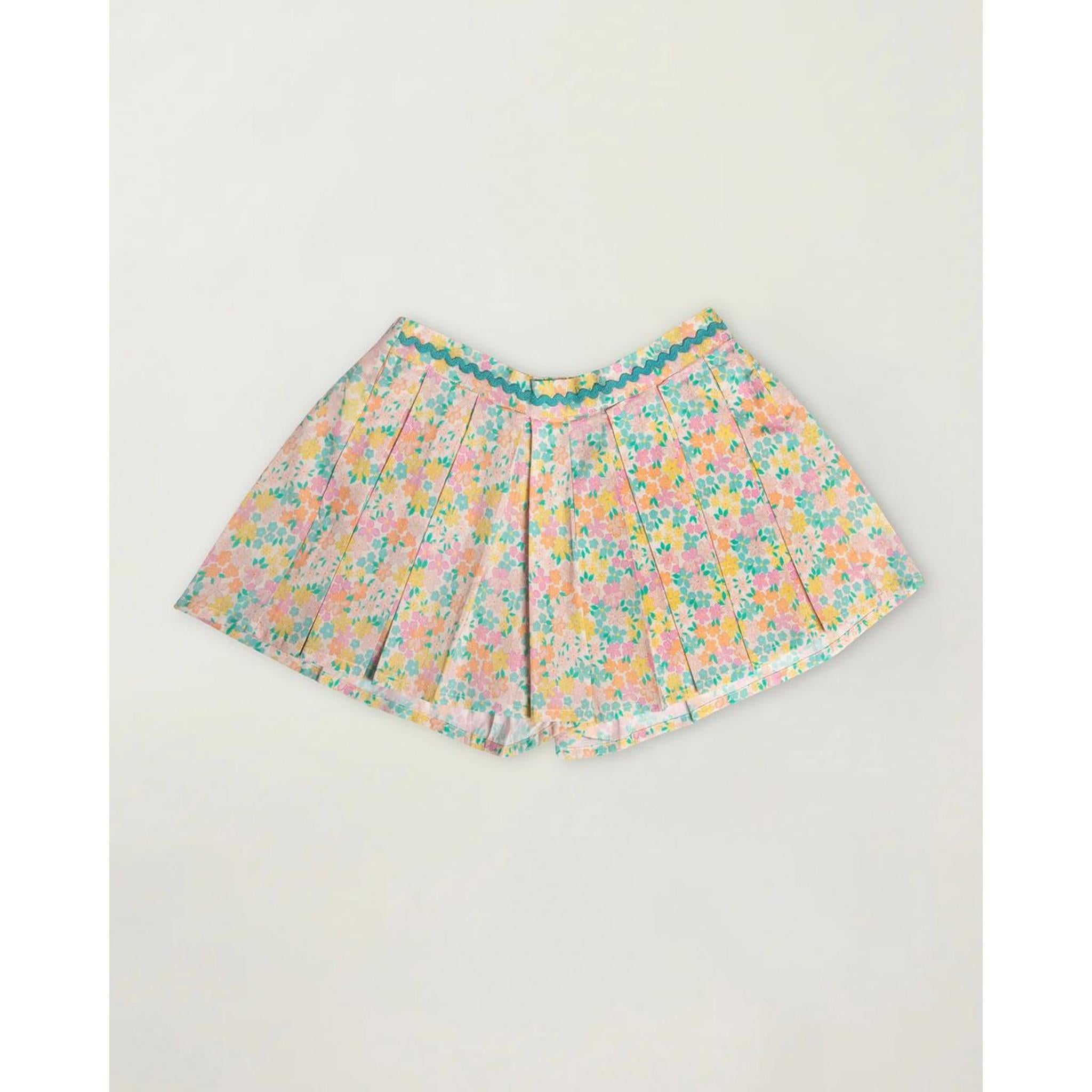 Soleil Skort Set - EMMA FLORAL MINT