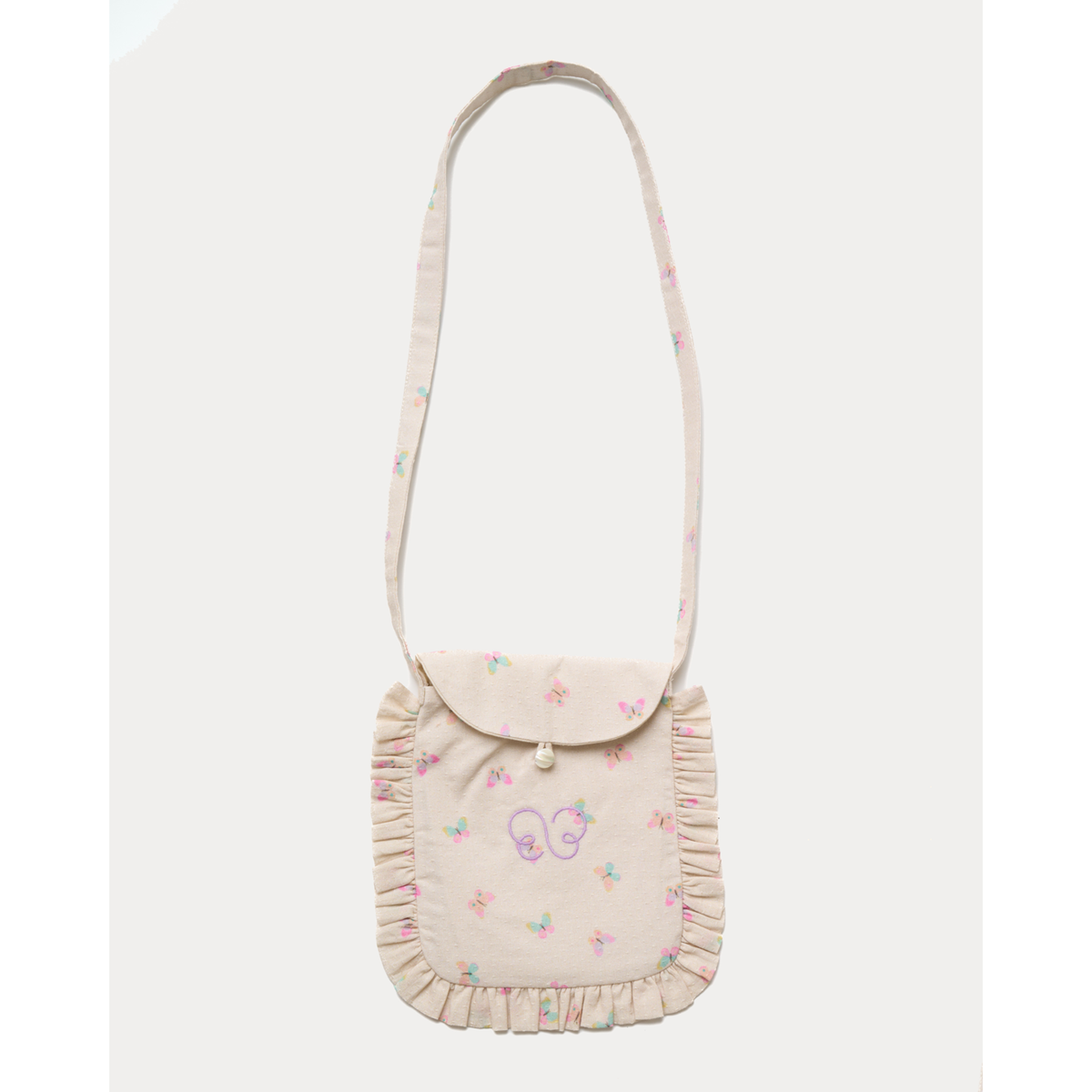 Sling Purse With Frill