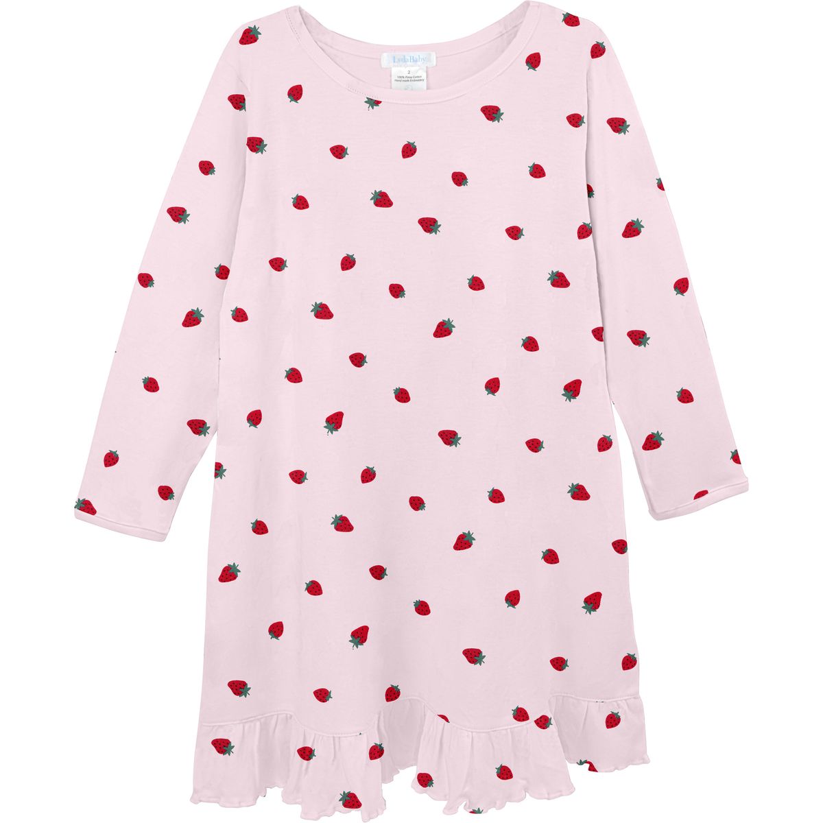 Strawberries Pima Nightgown