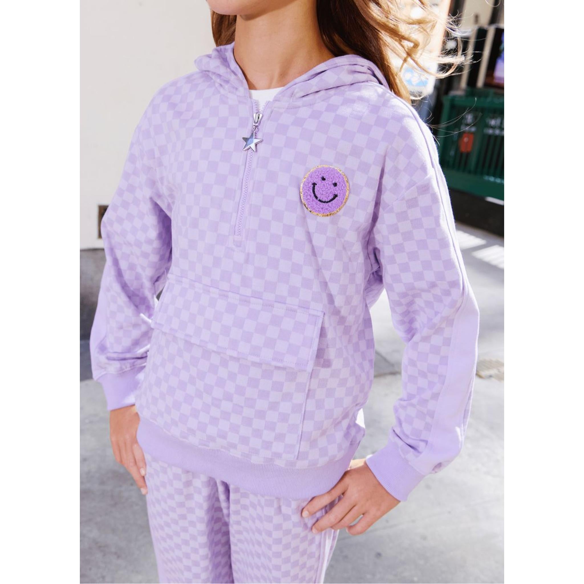 Lavender Checkered Soft Set