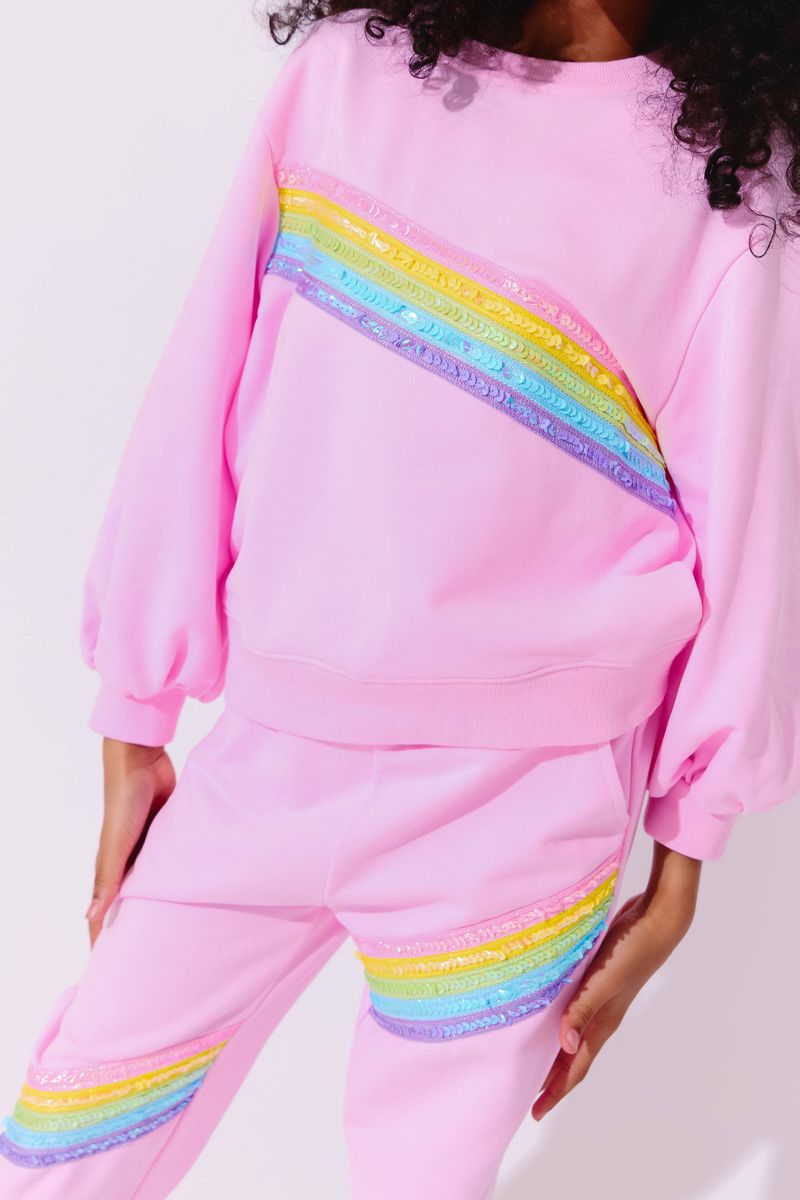 Rainbow Sequin Set