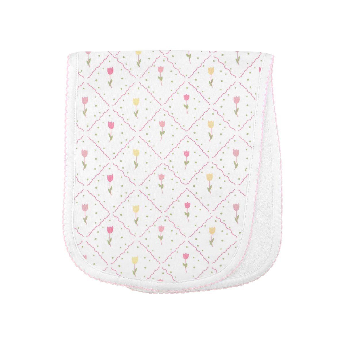 Tulip Garden Burp & Bib Set