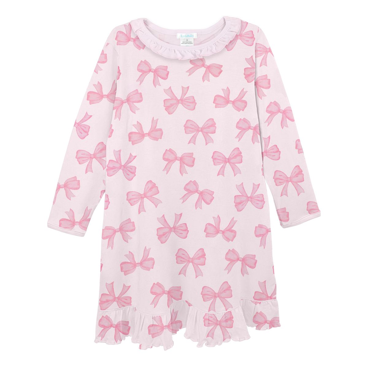 Pink Fancies Pima Nightgown