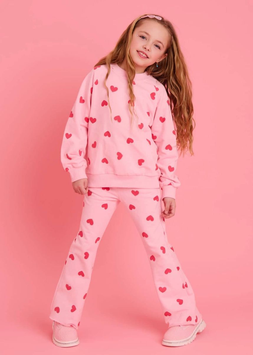 Pink Sparkle Sweetheart Lounge Set