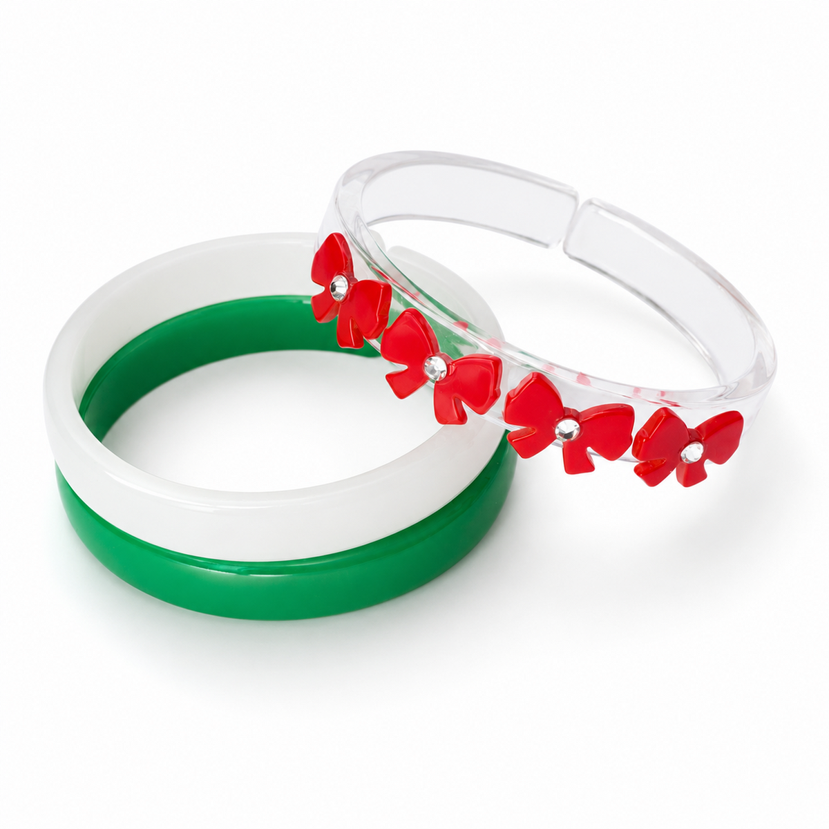 Bows Red Bangles