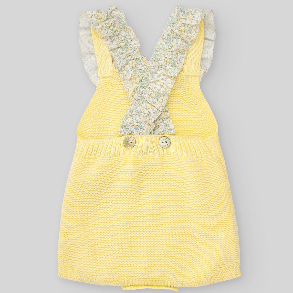 Yellow Knit Romper Aleli