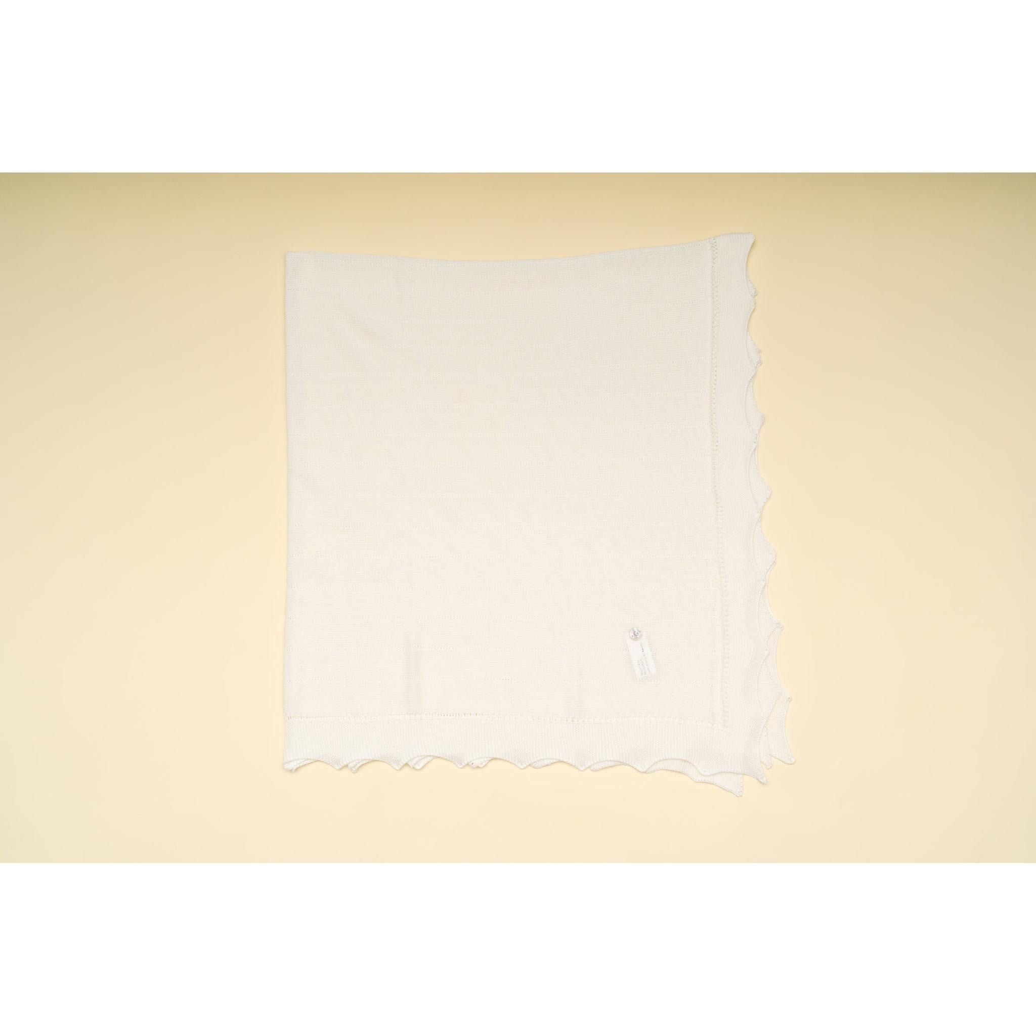 Beige Knitted Blanket