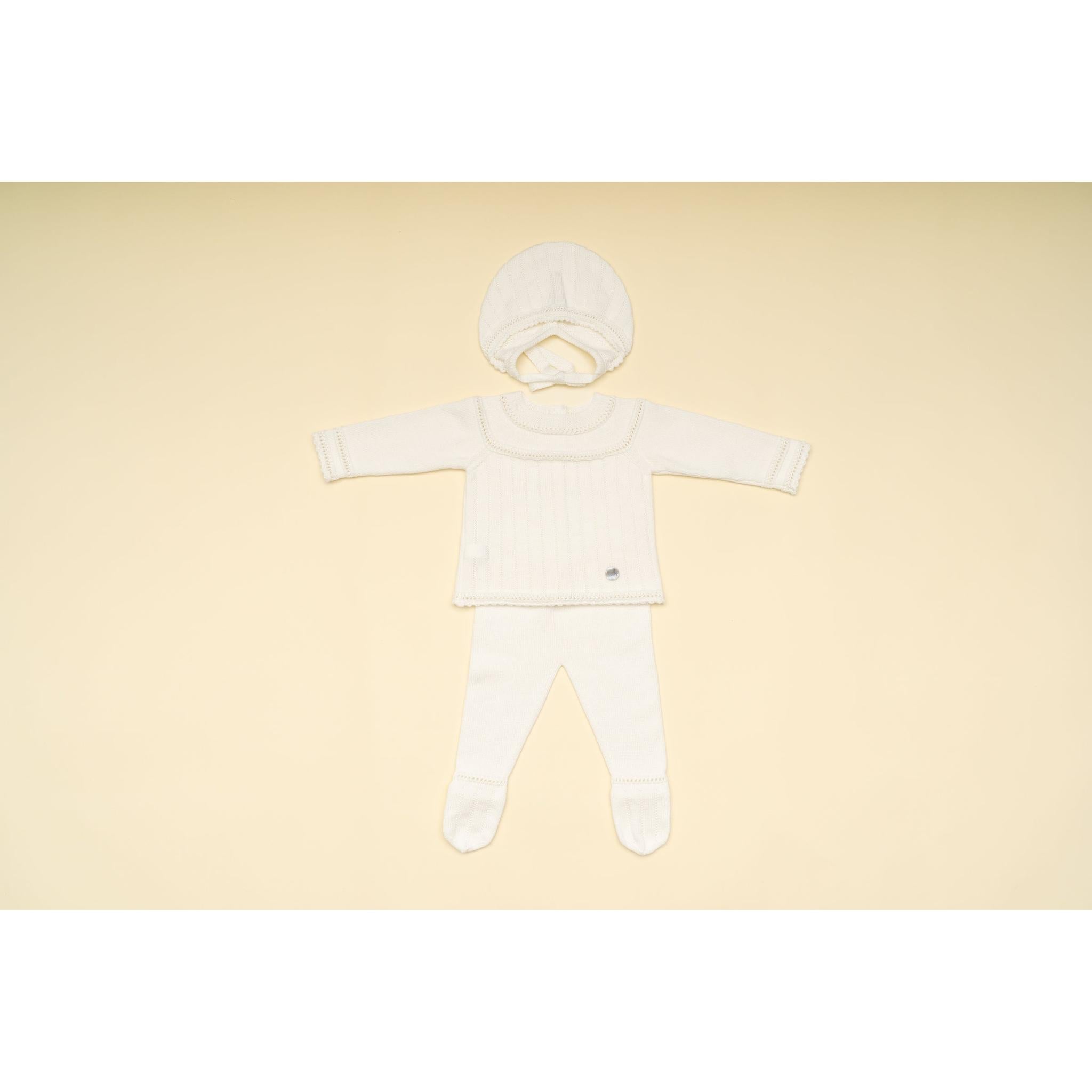 Beige Knitted Set