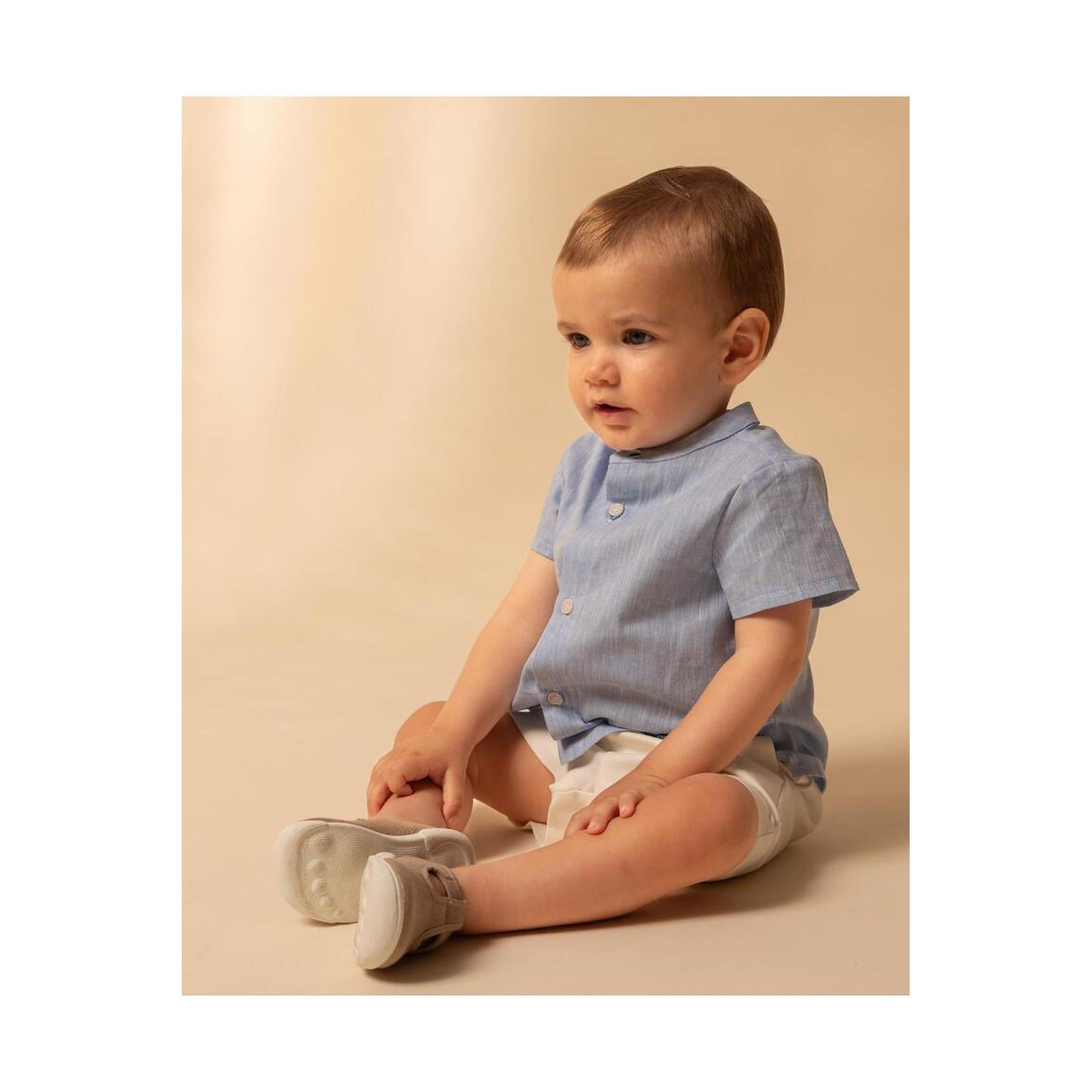 Set Bermuda Liso Lino