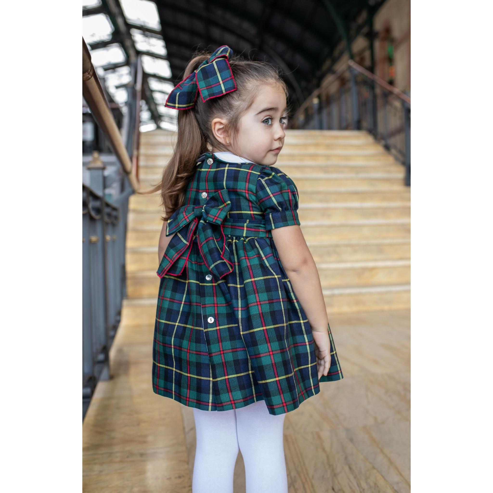 Clan Tartan Smocked Dress