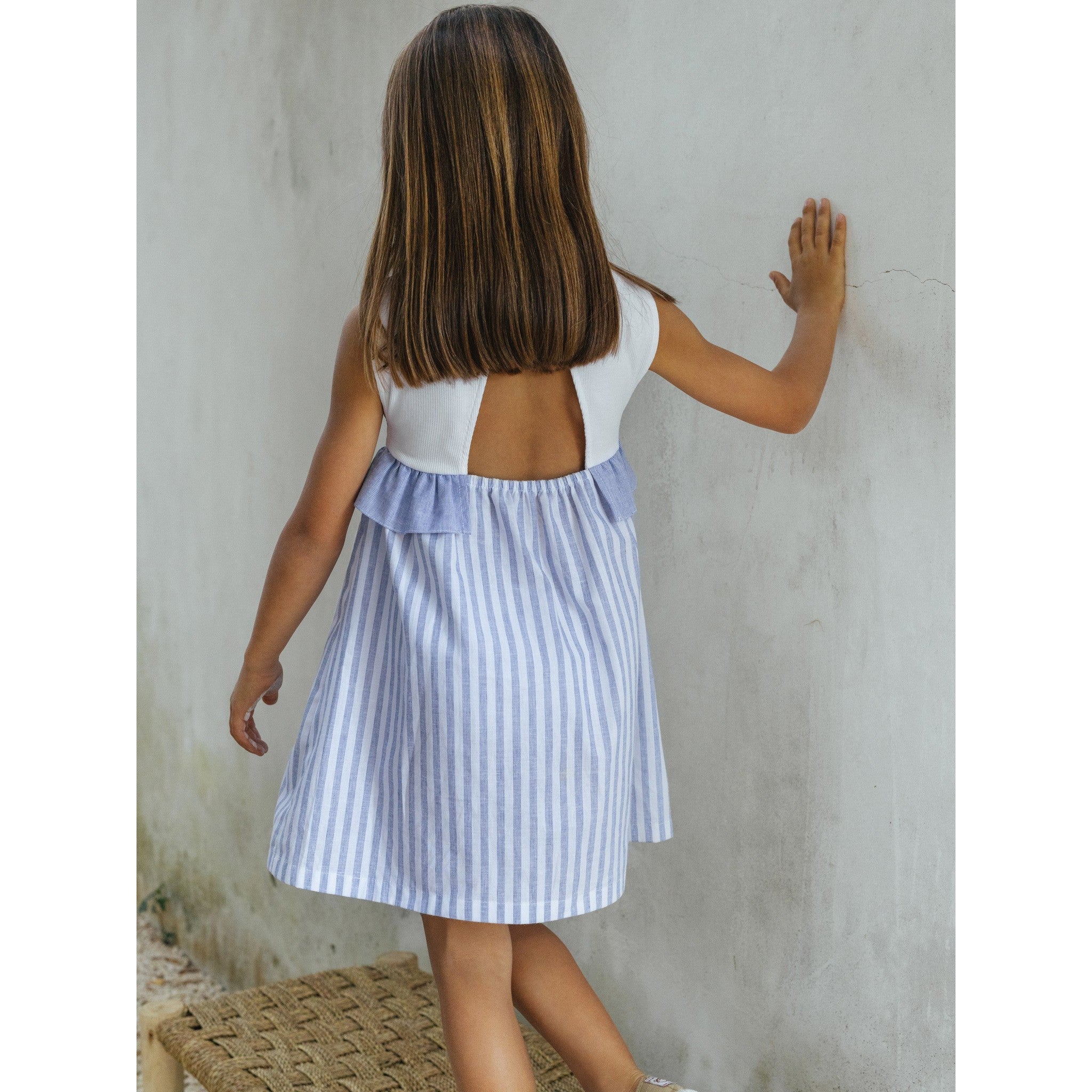 Linen Stripe Dress