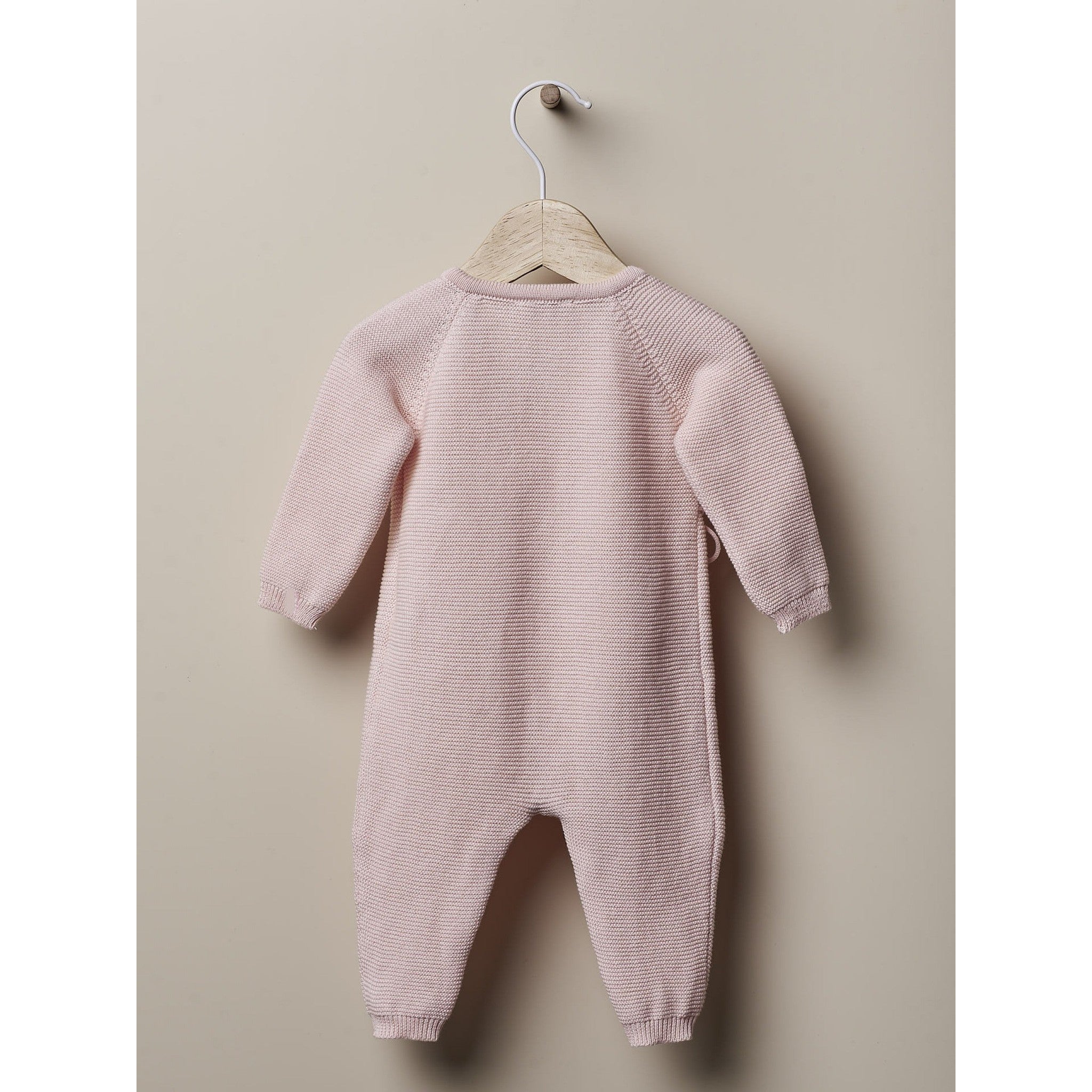 Babygrow knitted in organic cotton | HELLO LITTLE MOTHER LOVE