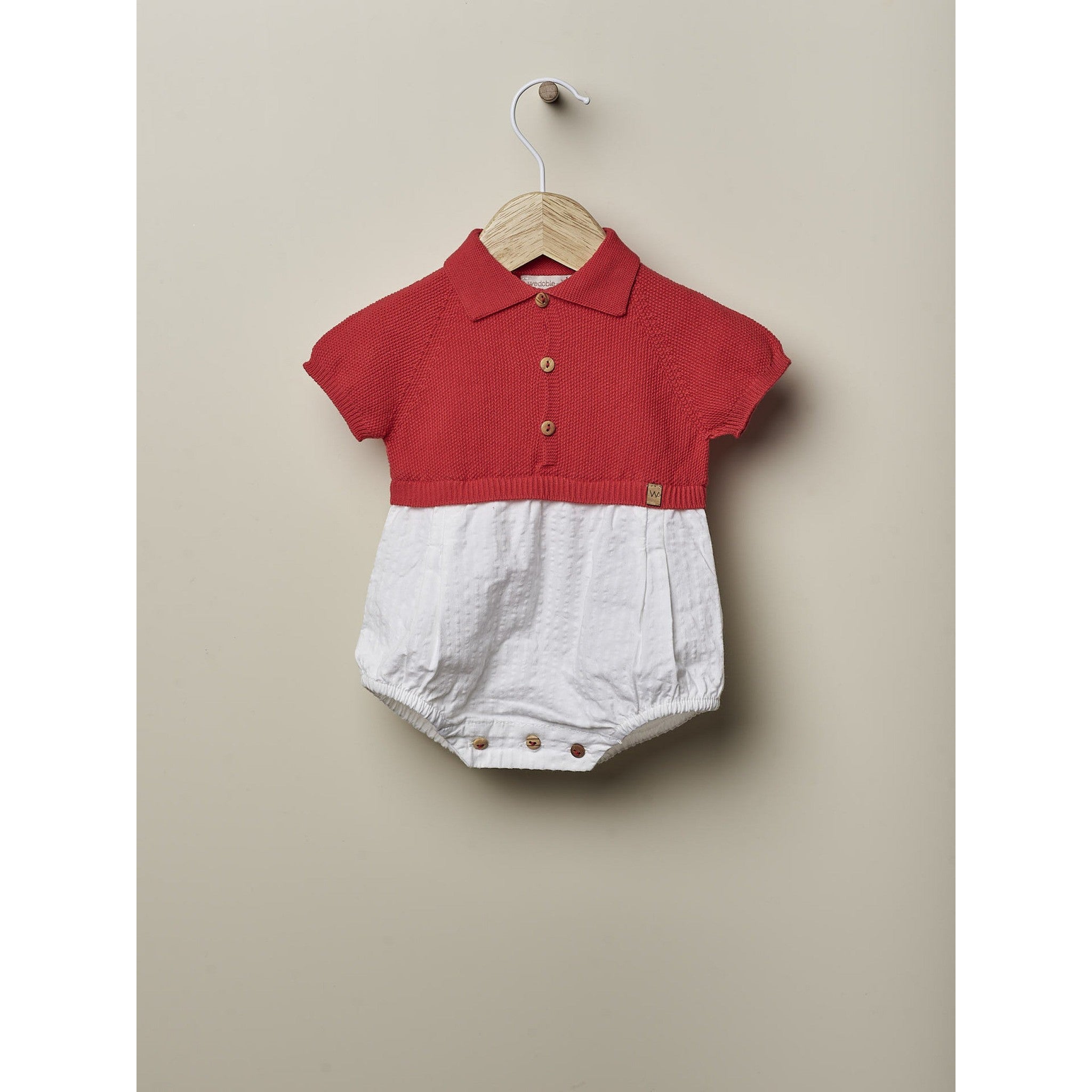 Polo shortie knitted with cotton fabric - Several Colors