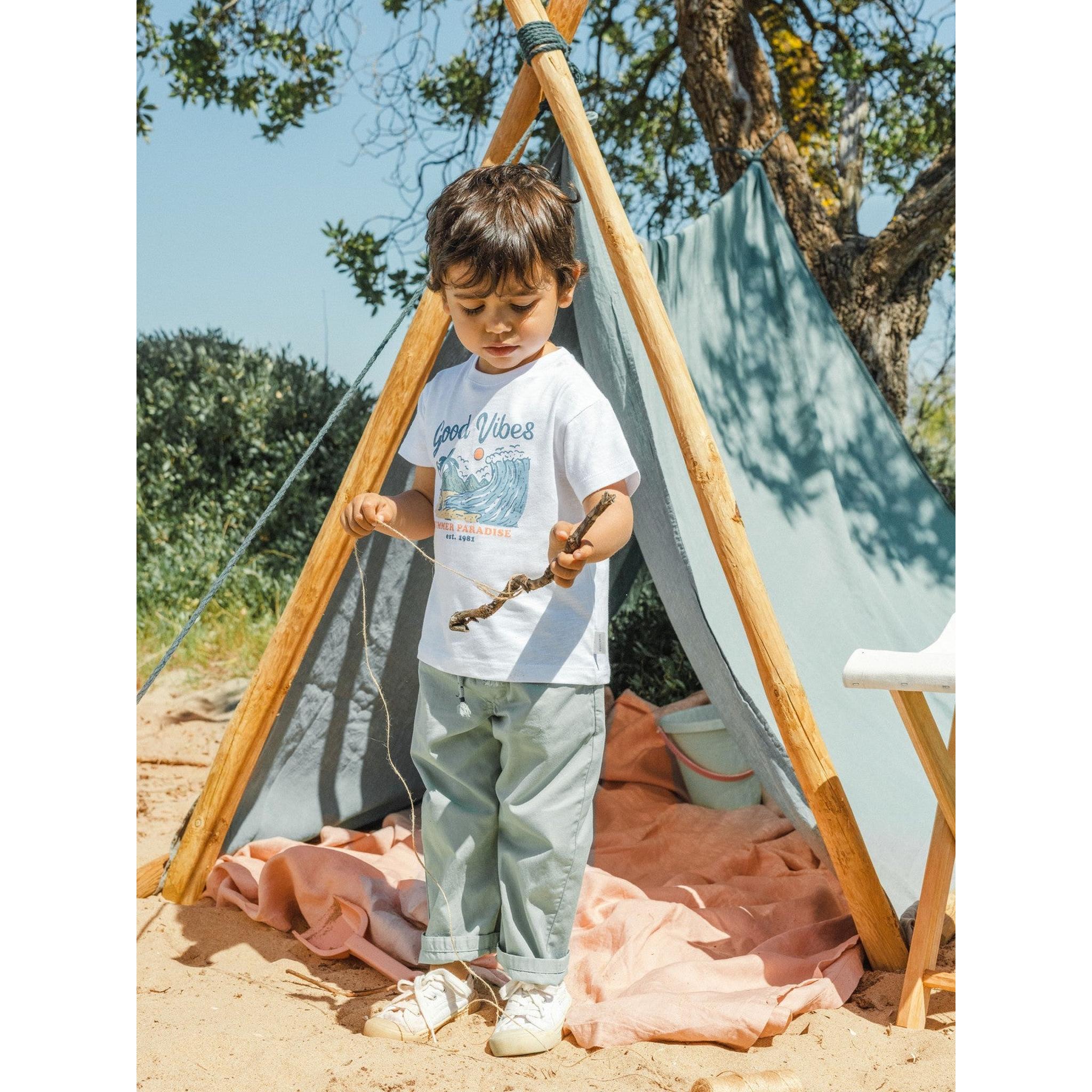 "Good vibes" T-shirt Short Set