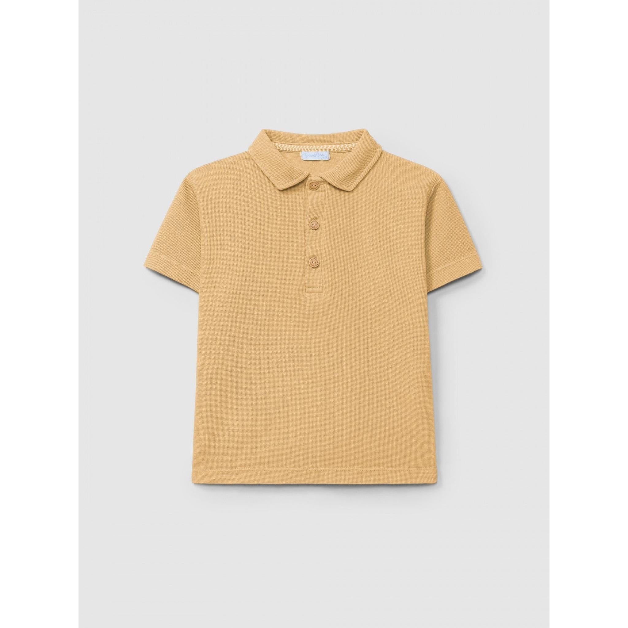 Ocre shorts multi-coloured stripes set