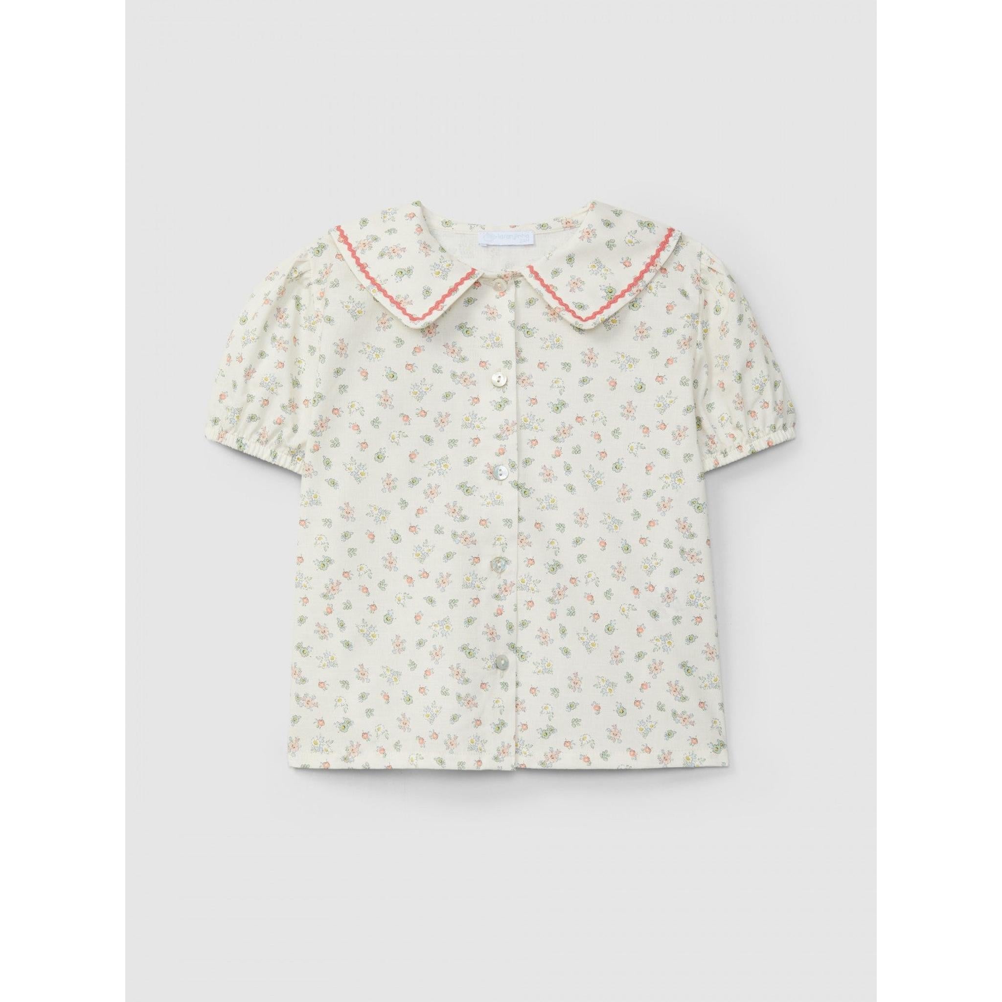 Floral print blouse